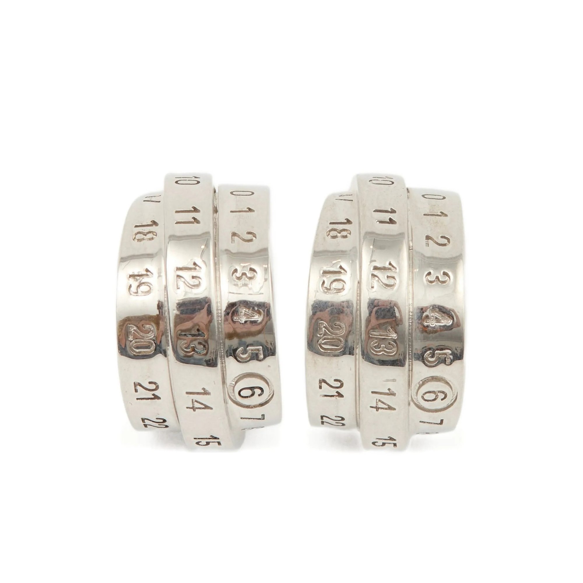 Triple Logo Earrings MM6 Maison Margiela vista0