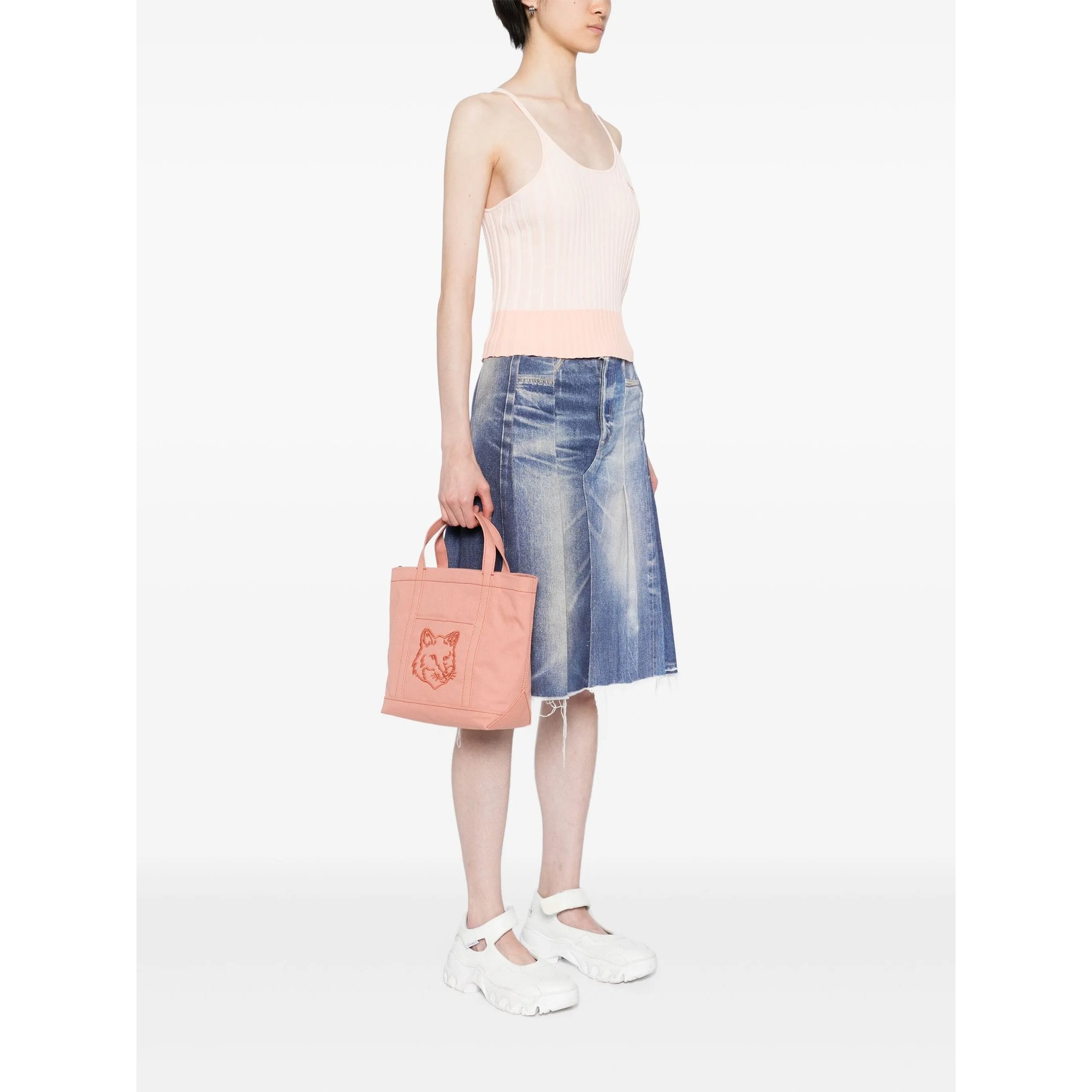 Fox Head Small Tote Maison Kitsuné vista1