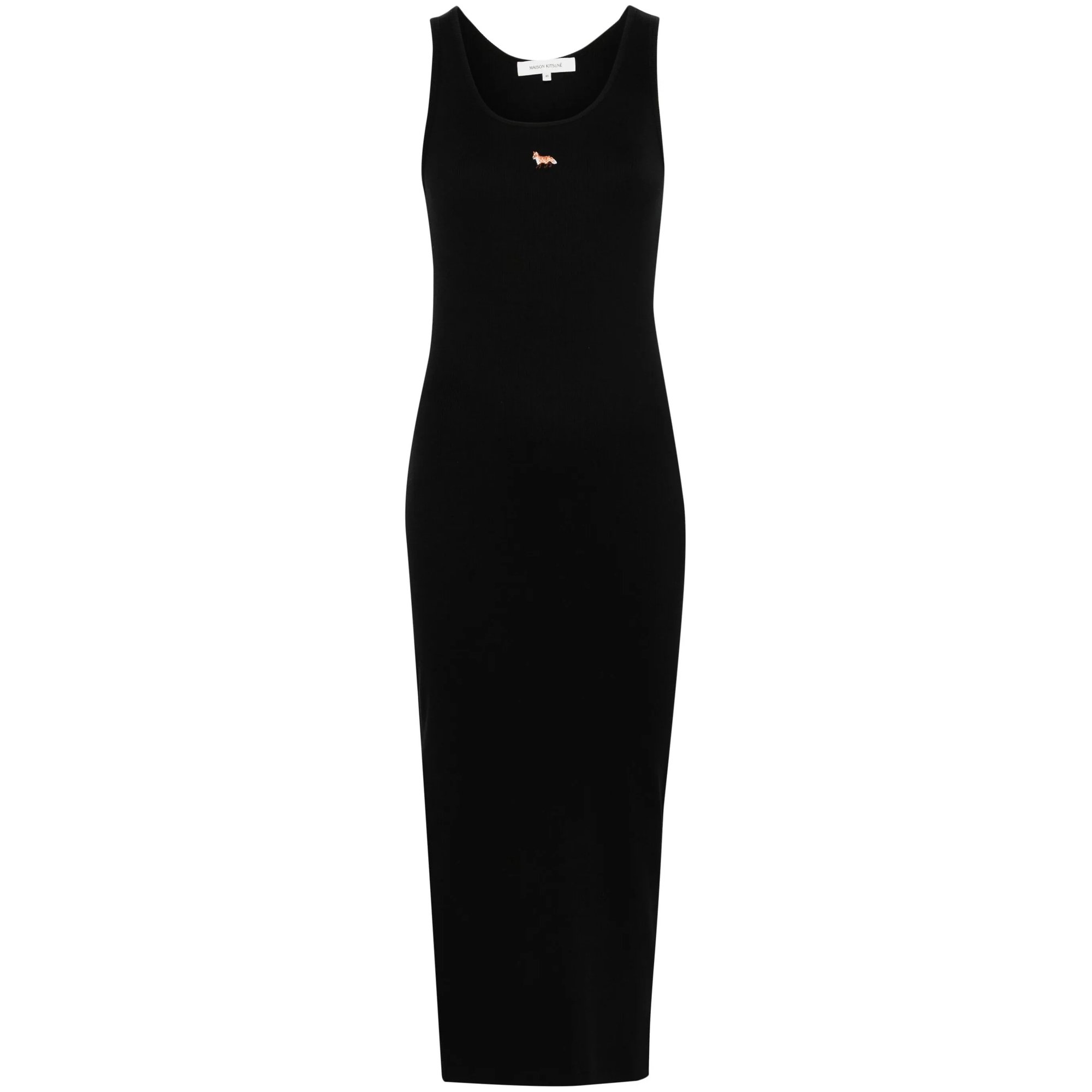 Baby Fox Ribbed Tank Dress Maison Kitsuné vista0