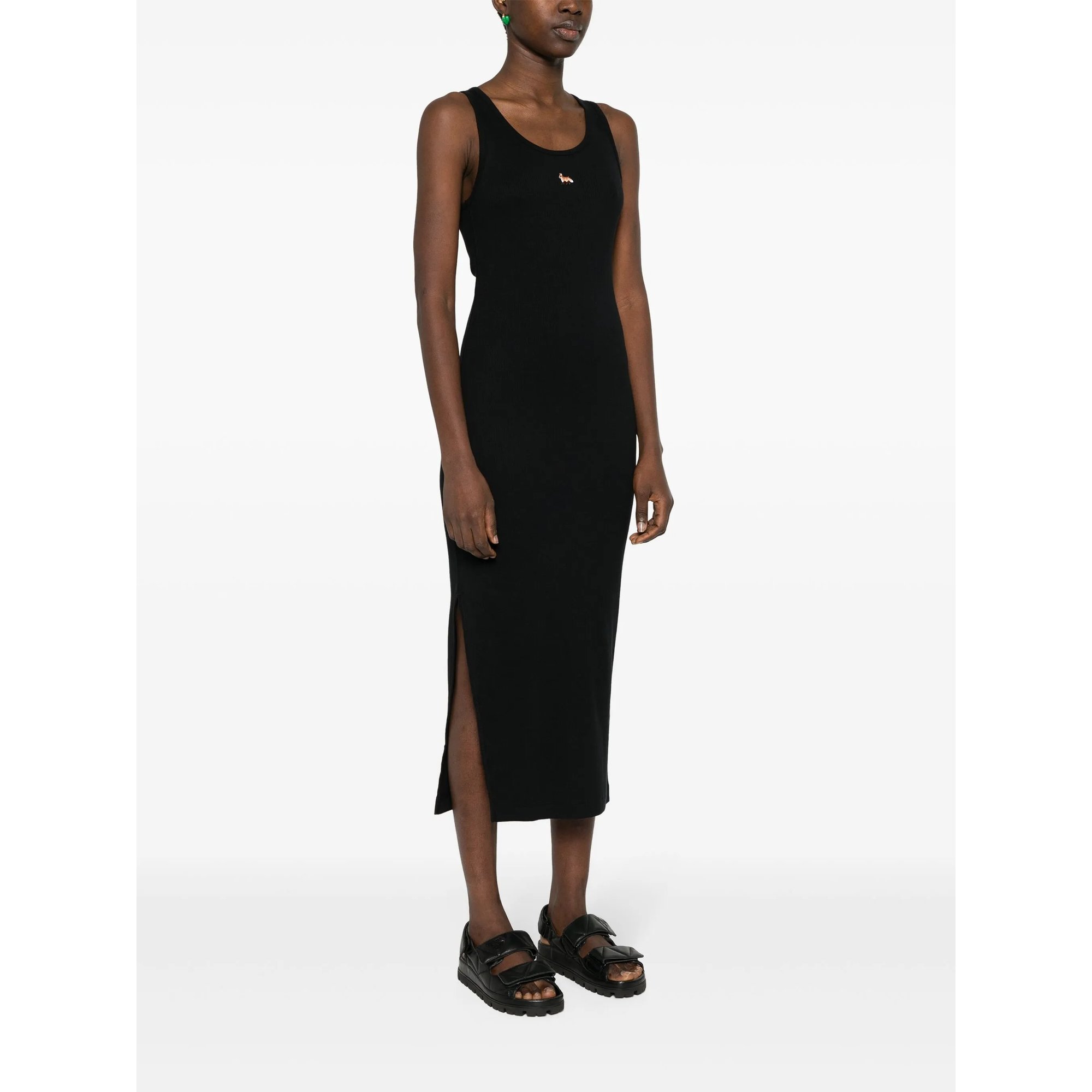 Baby Fox Ribbed Tank Dress Maison Kitsuné vista2