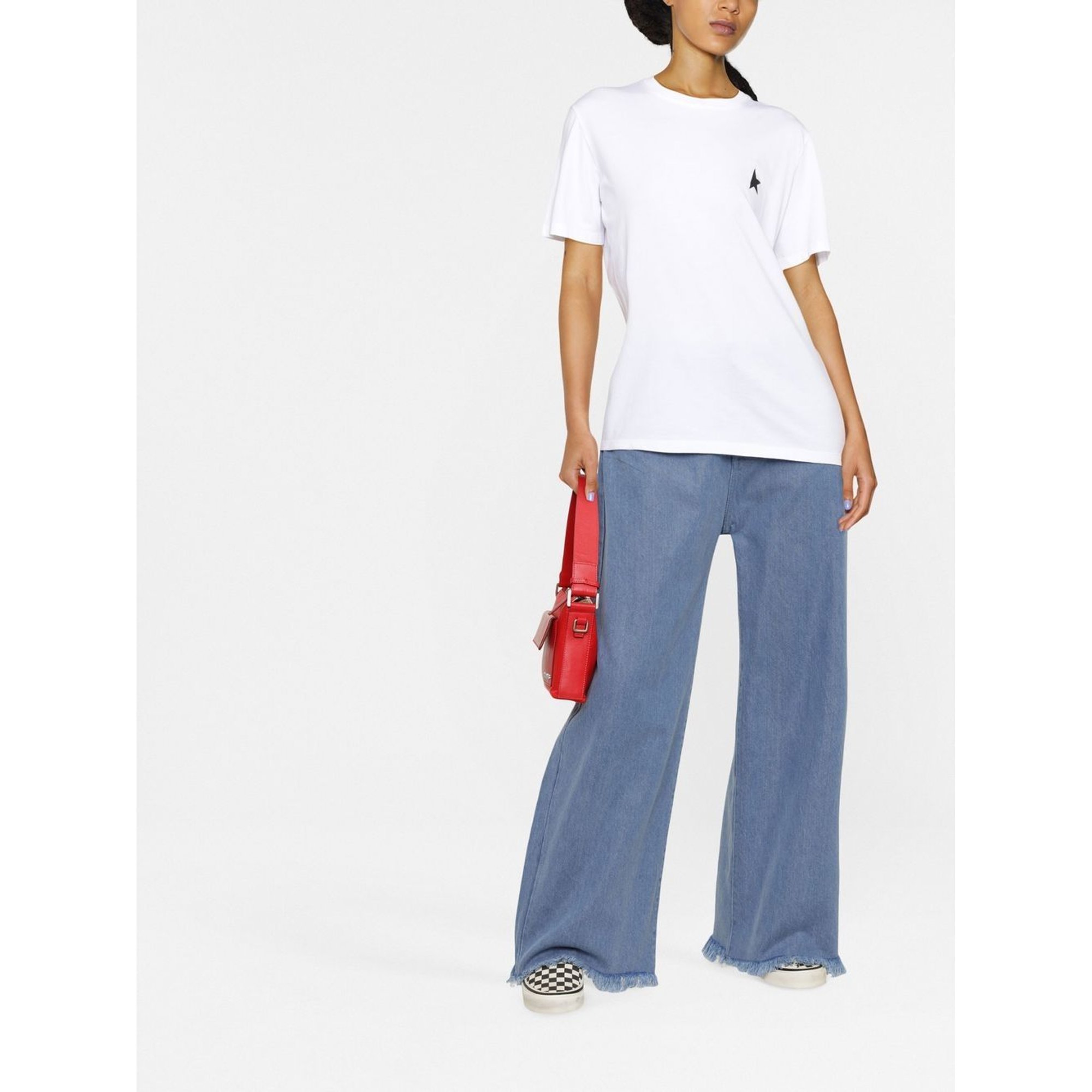 Star W`s Regular T-shirt GOLDEN GOOSE vista0