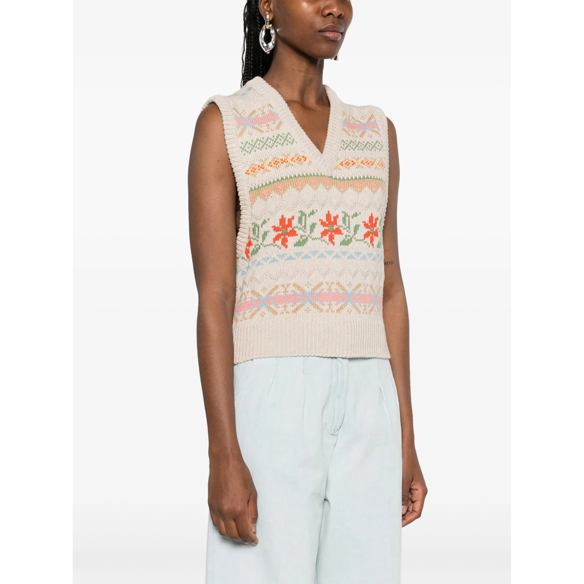 W`s 3gg Jacquard Fairisle Vest Filson vista1