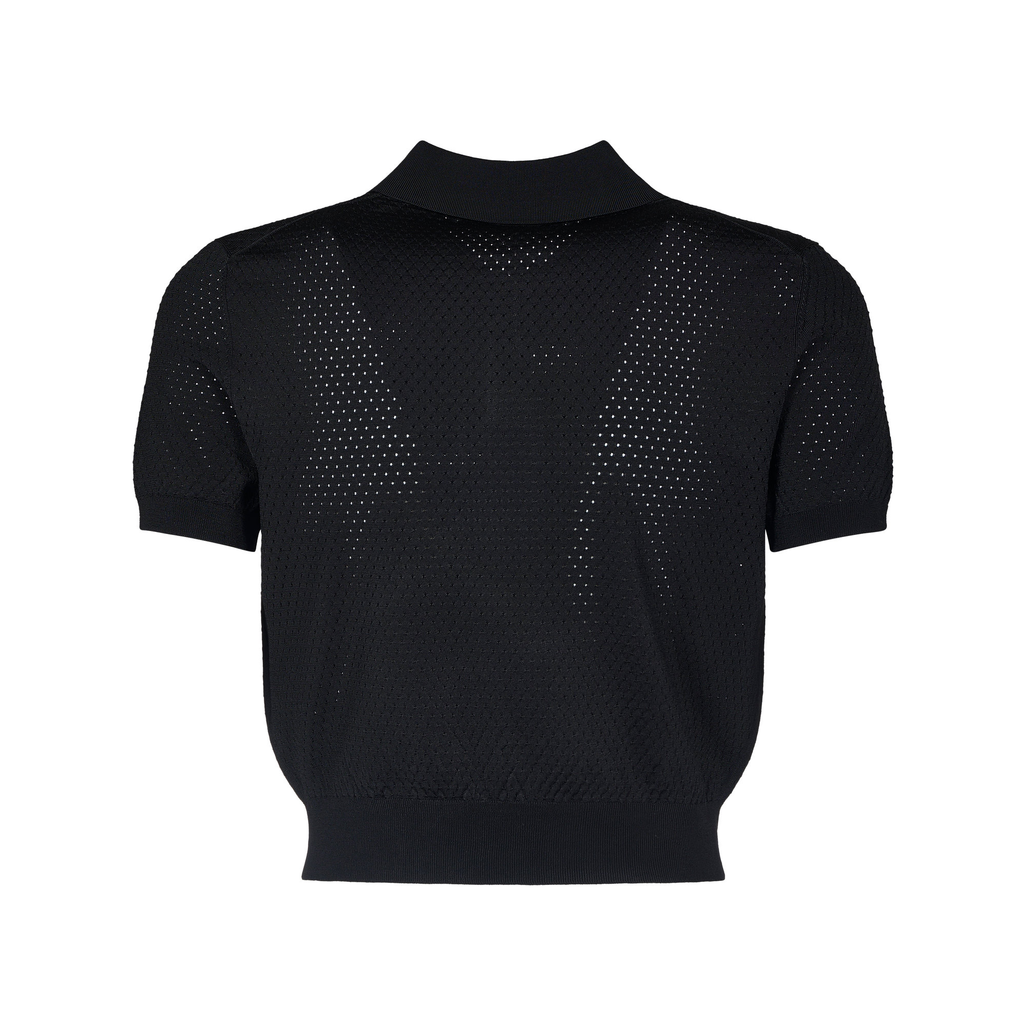 Short Sleeve Polo Tee w/ a Wang Logo Print Alexander Wang vista1