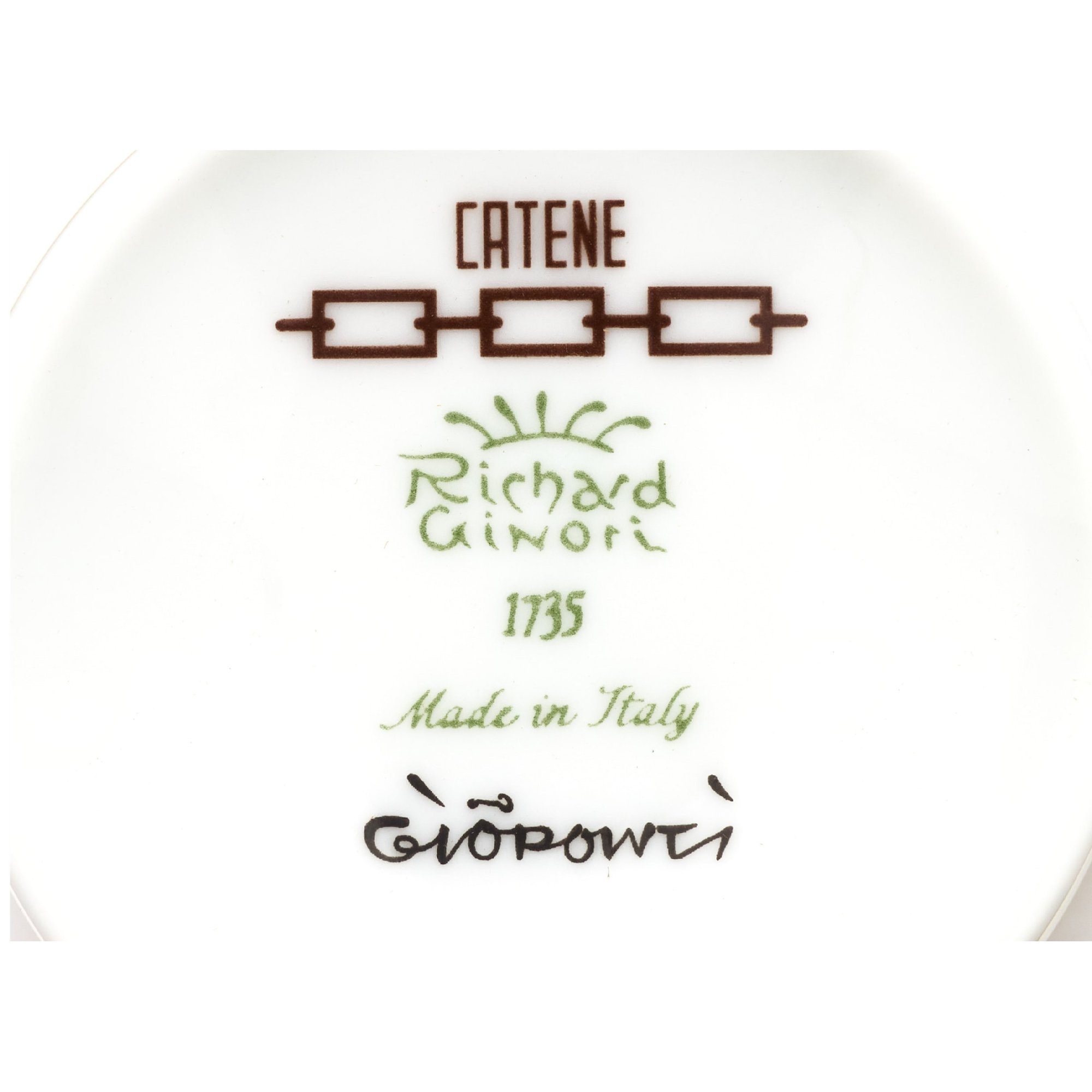 Chaînes - Tasse à Café Empire cc 80 Ginori 1735 vista2
