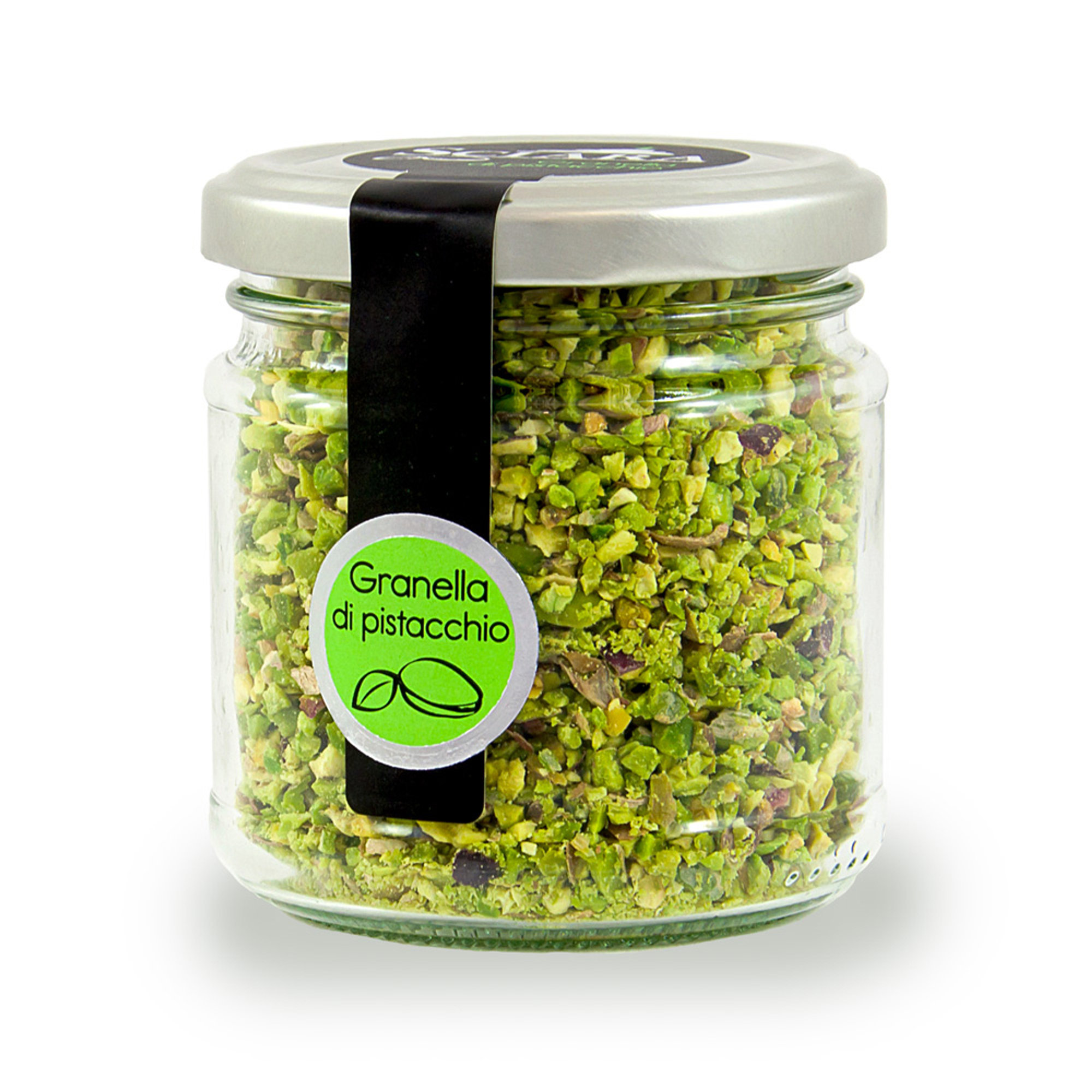 3 barattoli misti: Trito di Pistacchi 100 gr - Granella di pistacchio 100 gr - Pistacchi sgusciati 100 gr Sciara vista3