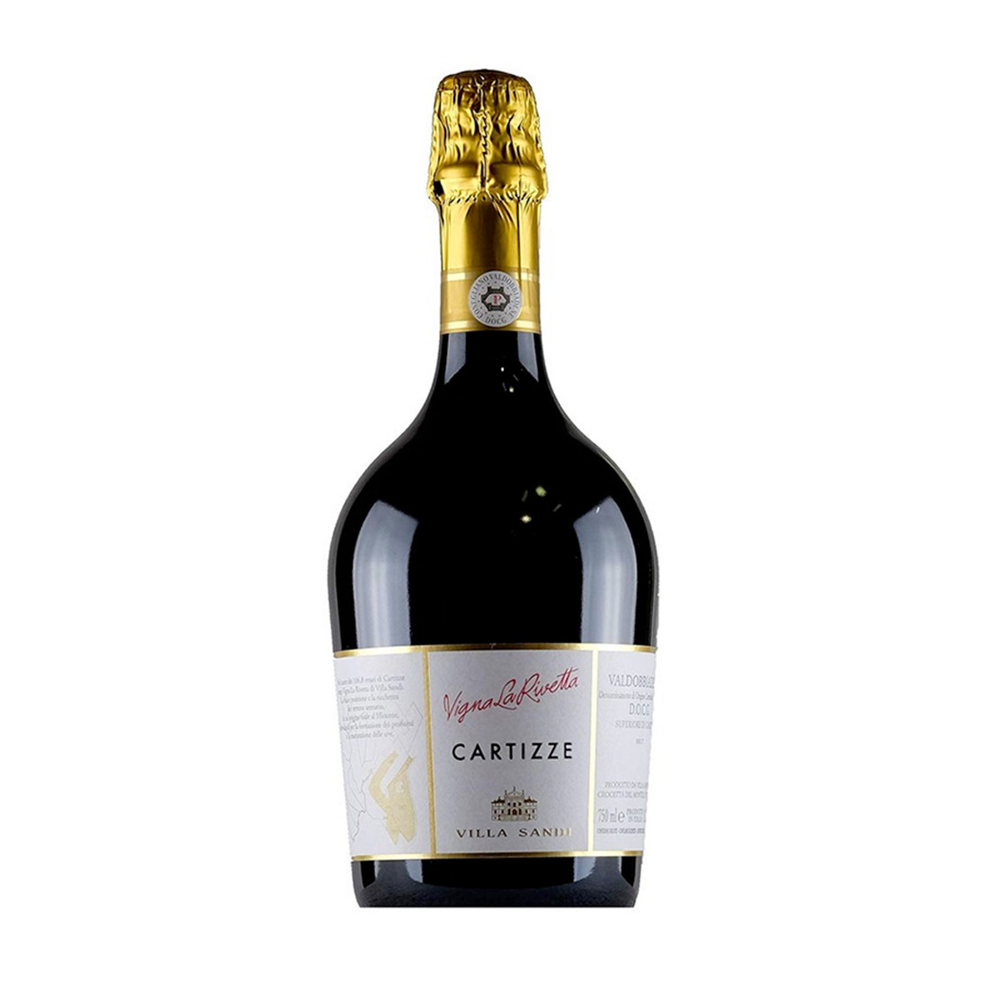 Prosecco Cartizze Valdobbiadene Superiore Docg Vigna la Rivetta Brut 2023 - Villa Sandi 0,75 lt Villa Sandi vista0