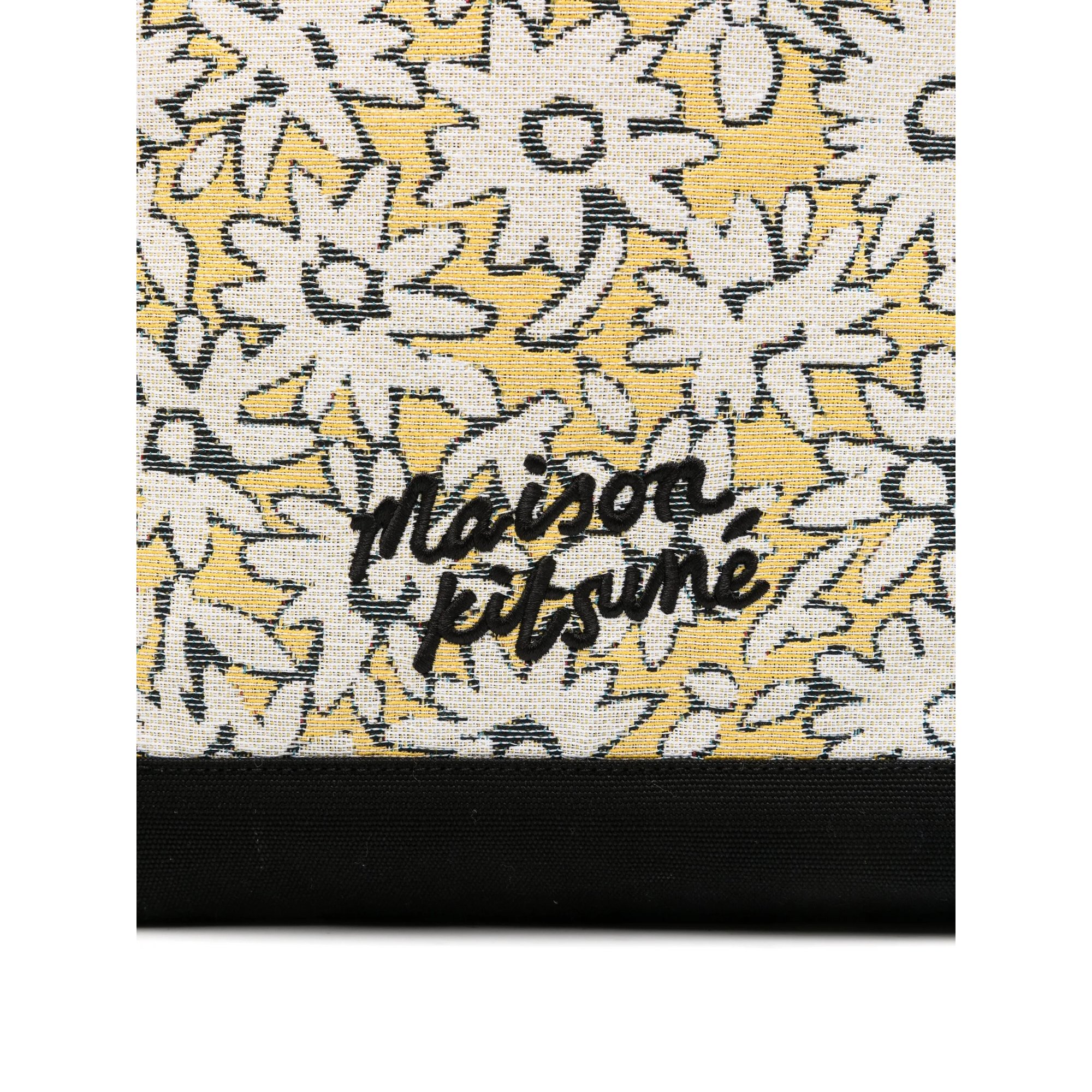 Daisy Field Large Jacquard Tote Maison Kitsuné vista3