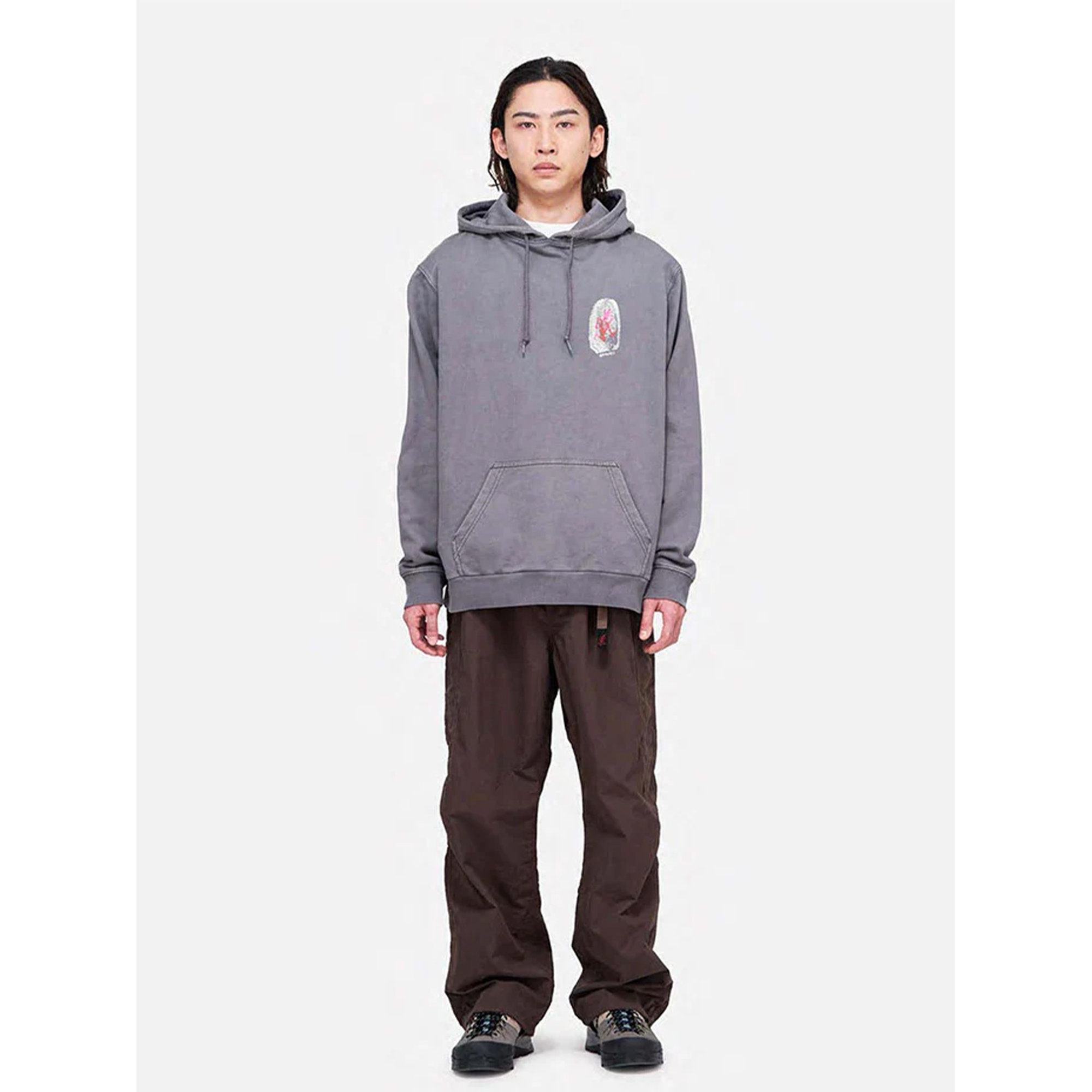 Thumbprint Hooded Sweatshirt G5su.j109 gramicci vista1