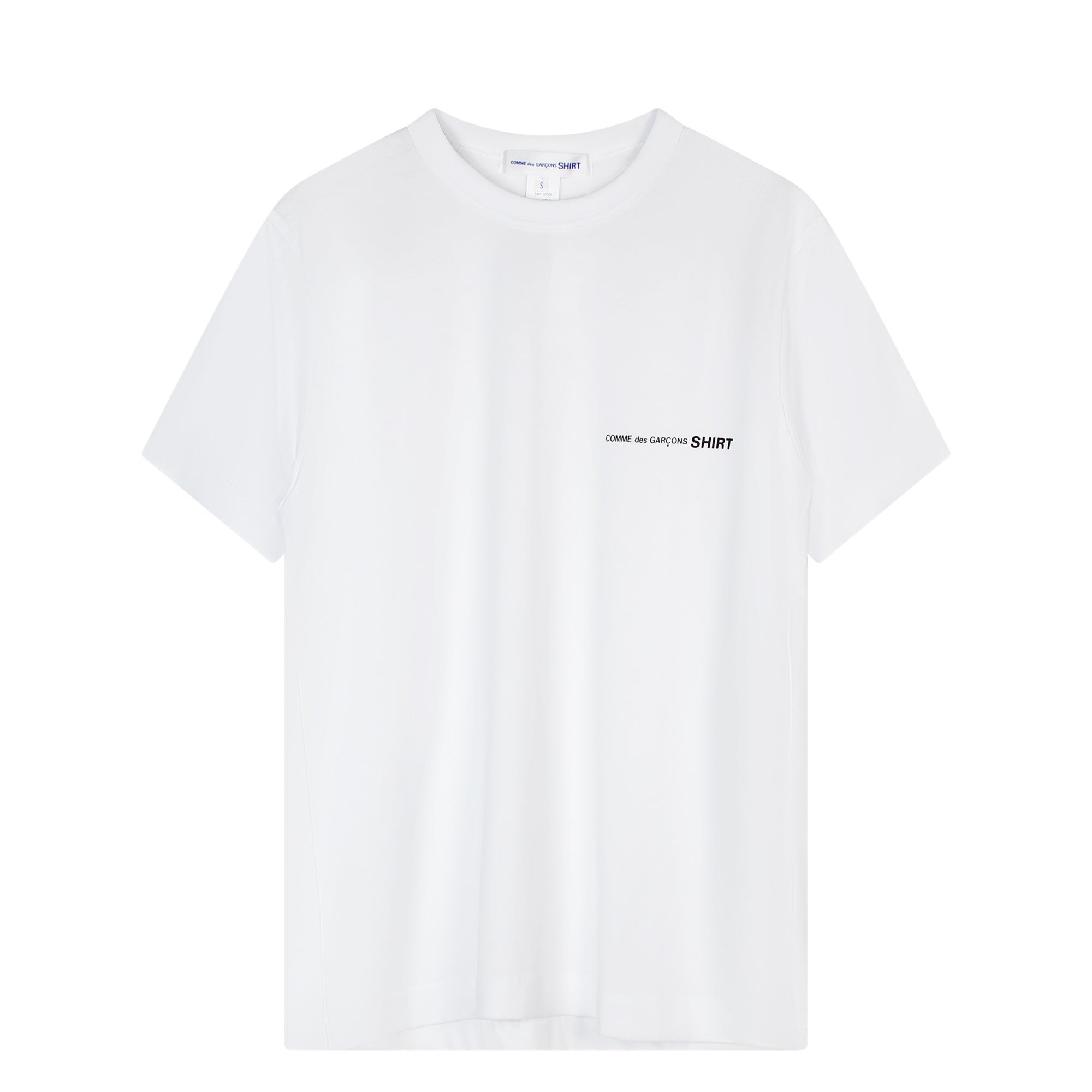 Printed Logo T-shirt White COMME des GARÇONS SHIRT vista0