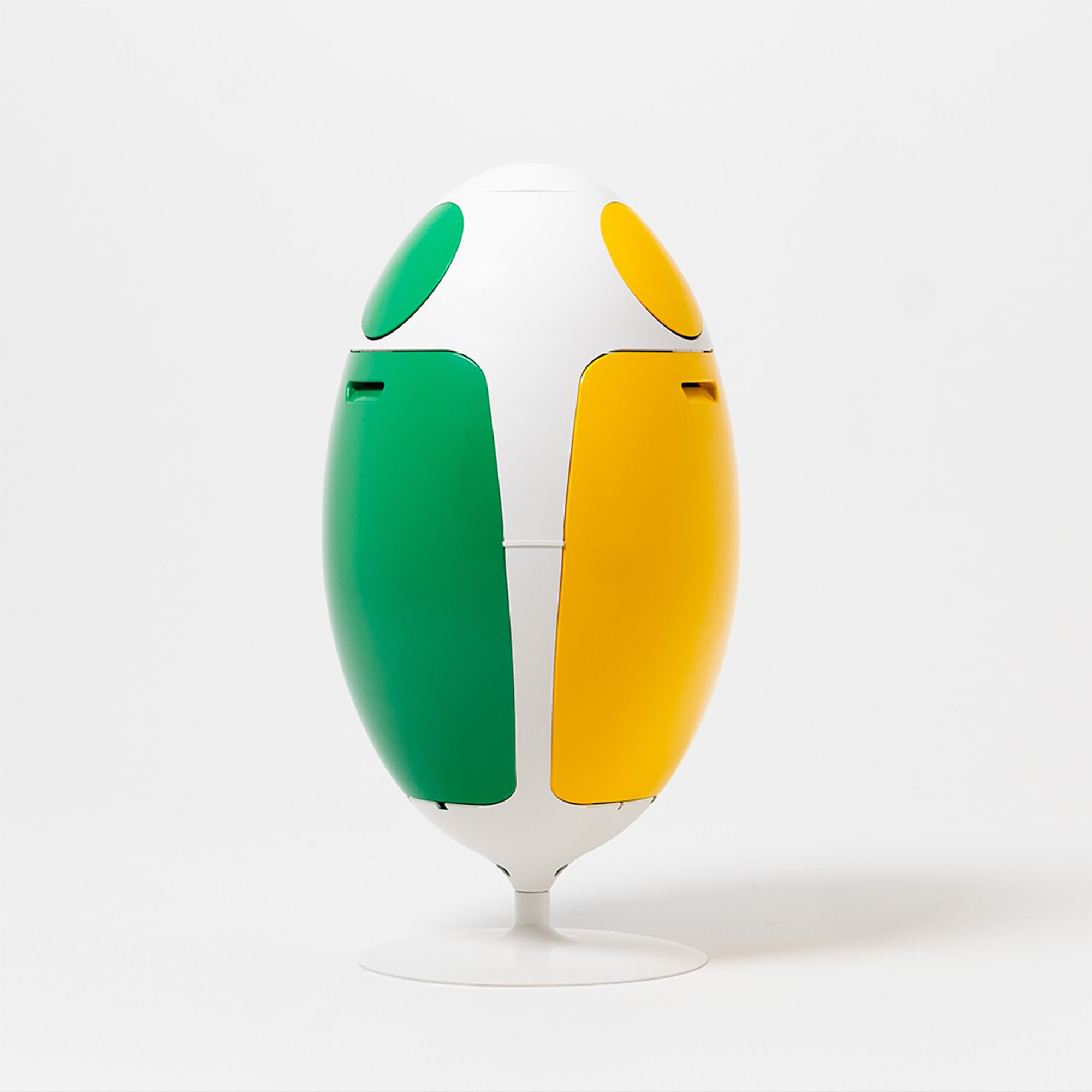 Cestino Ovetto ABS Amico, multicolore Soldidesign vista1