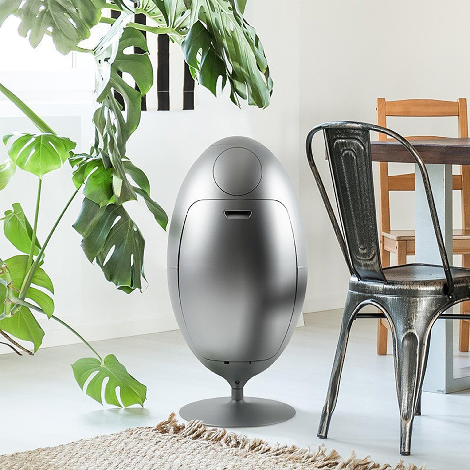 Cestino Ovetto Metal, alluminio Soldidesign vista3