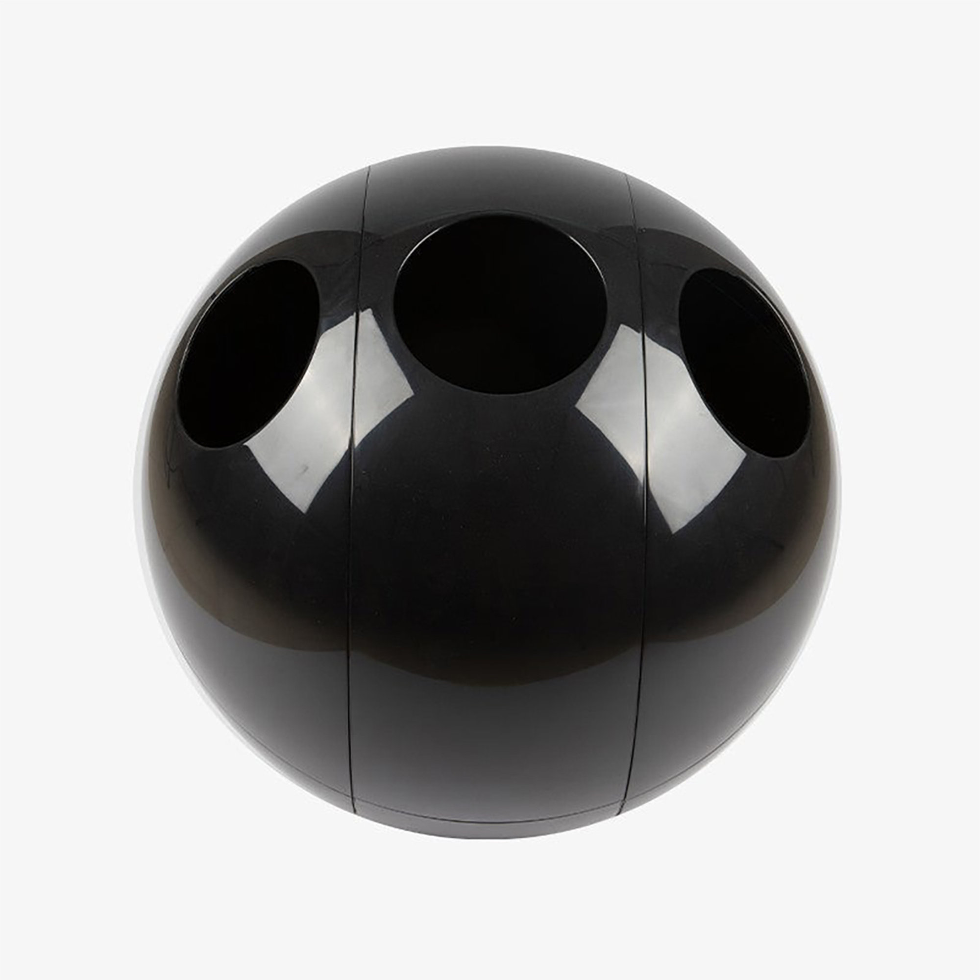 Cestino Sfera ABS, nero Soldidesign vista1