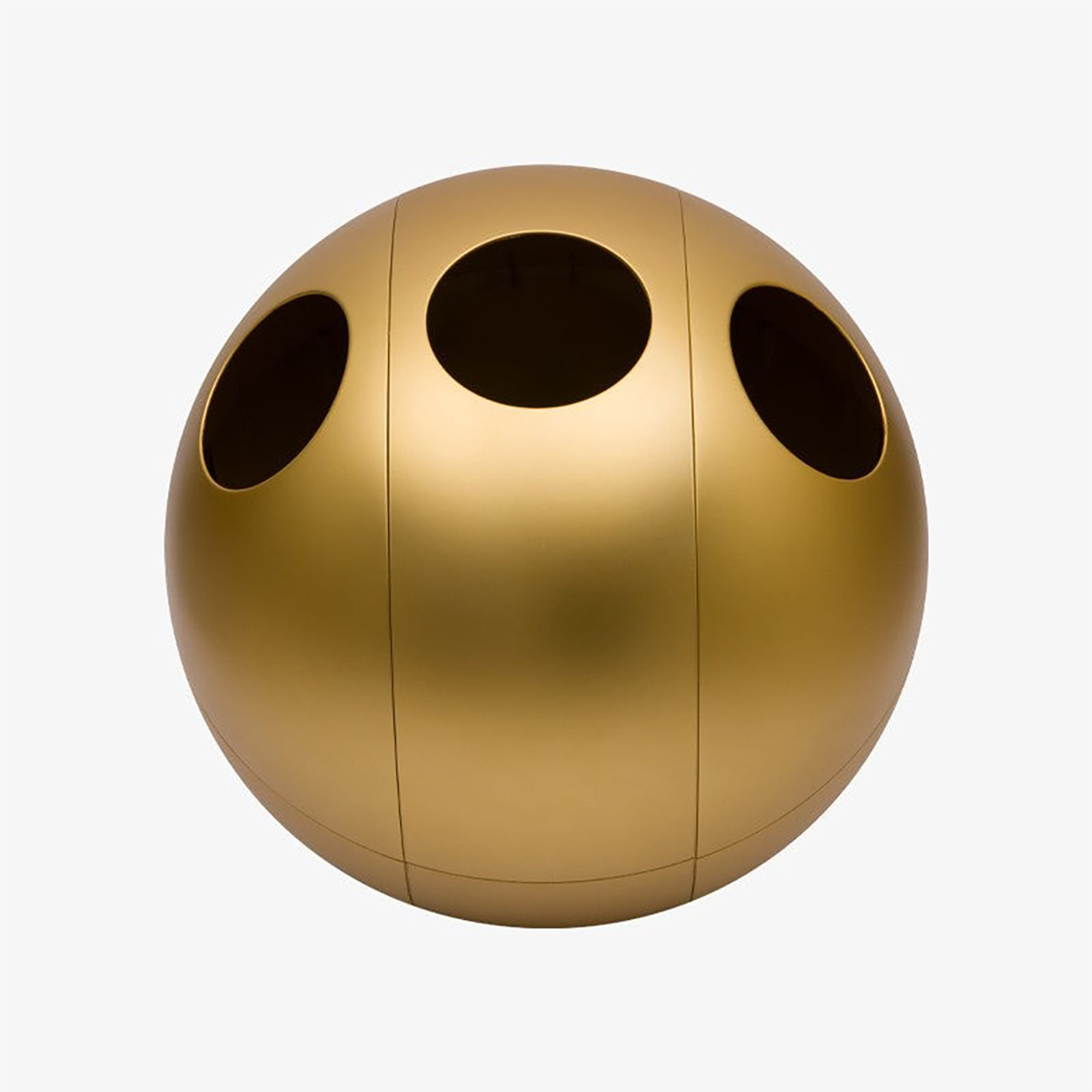 Cestino Sfera Metal, oro Soldidesign vista1