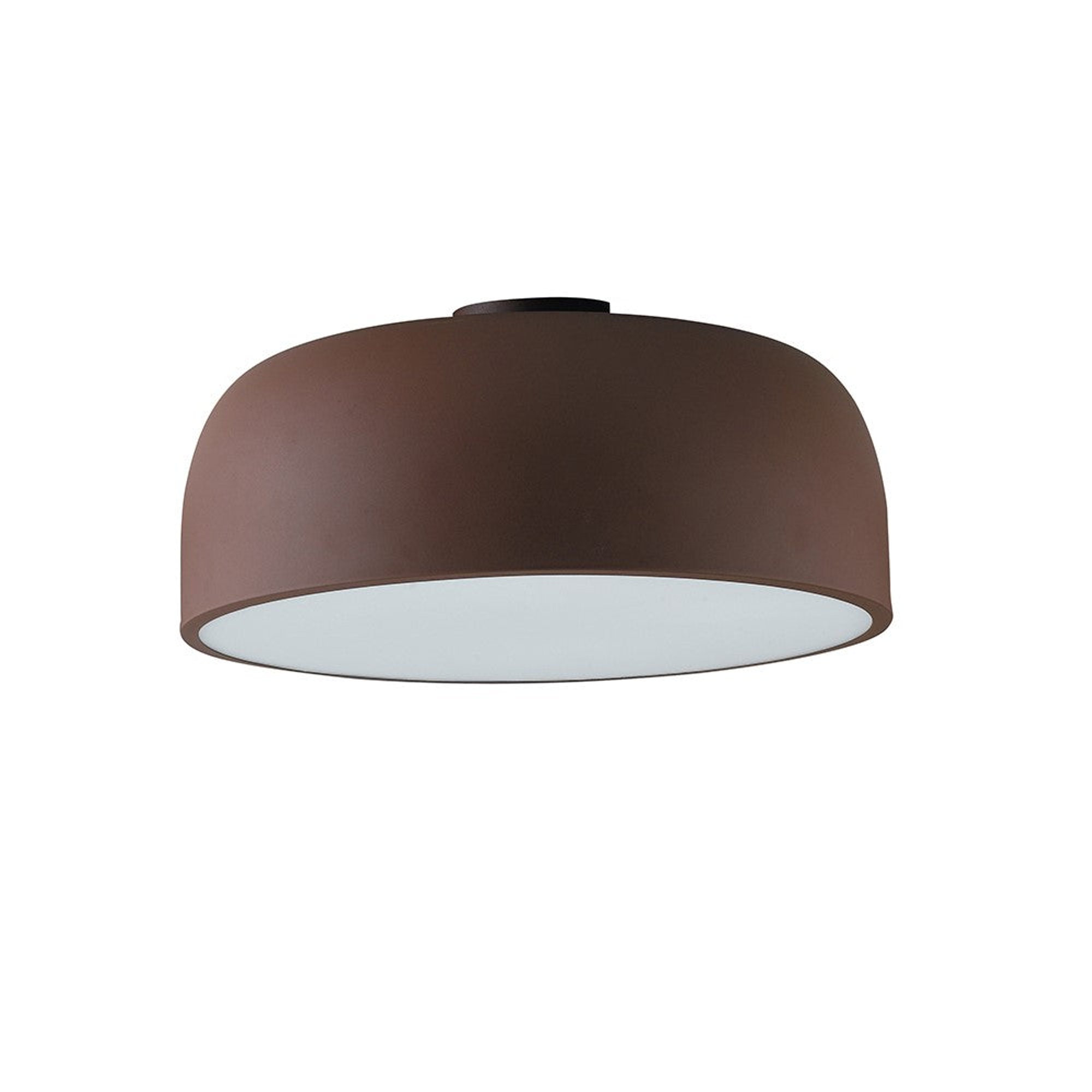 Plafonnier Bistrot en Acrylique et Métal Bronze 38 Cm. Luce Ambiente e Design vista0