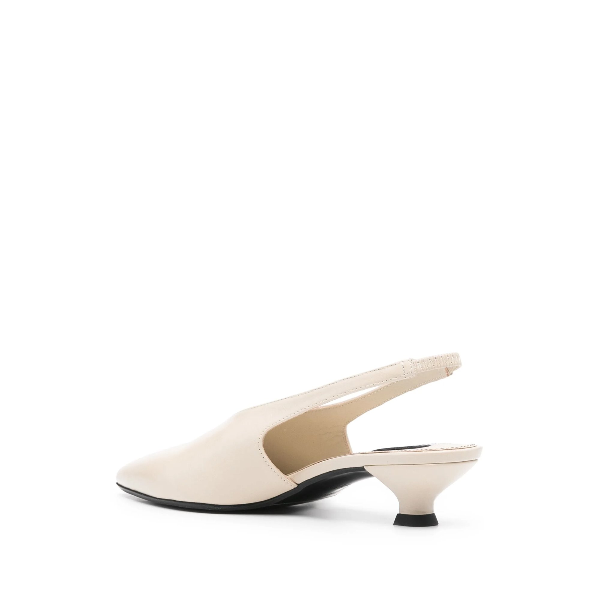 Eros Cream Leather Mules alohas vista2