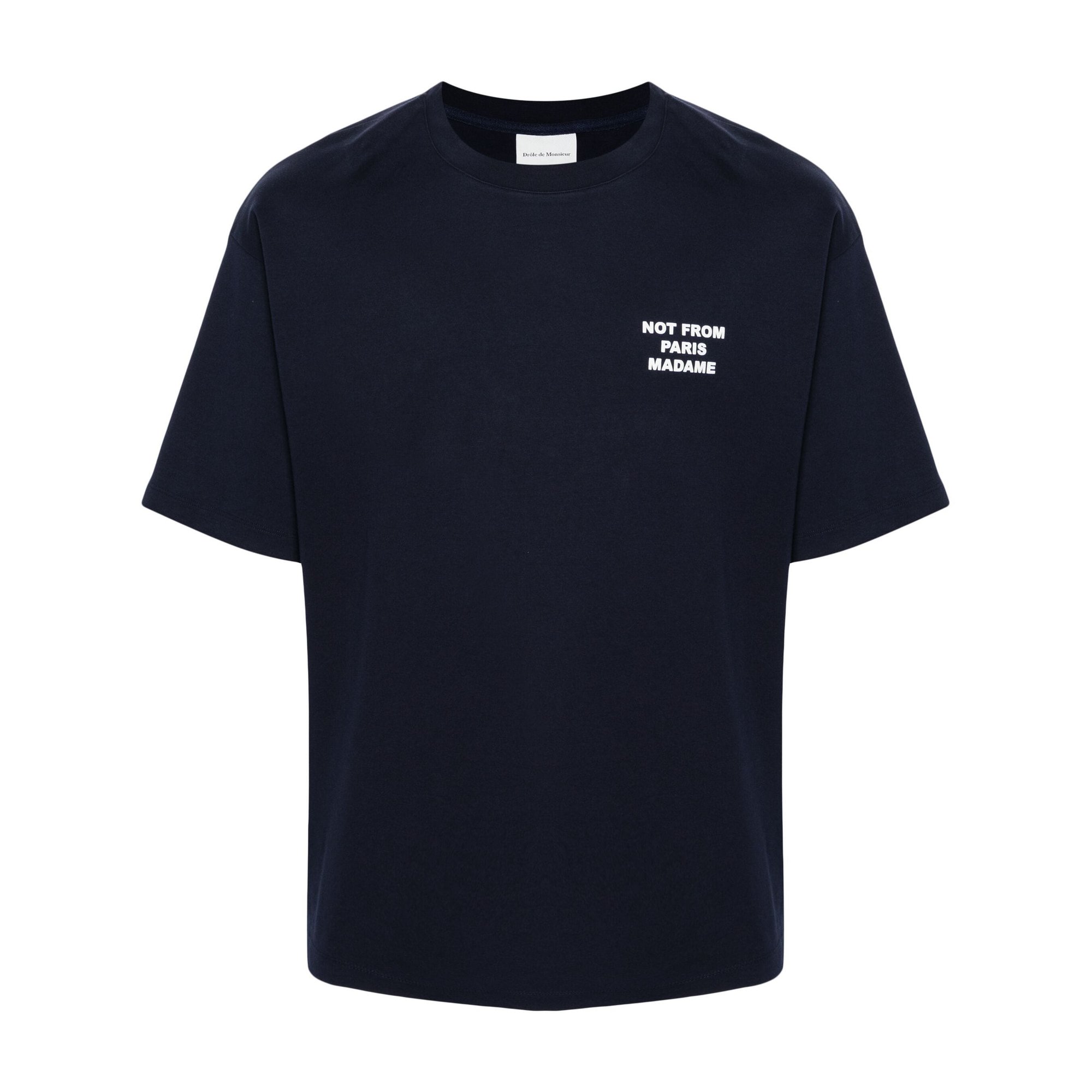 le T-shirt Slogan Drole De Monsieur vista0