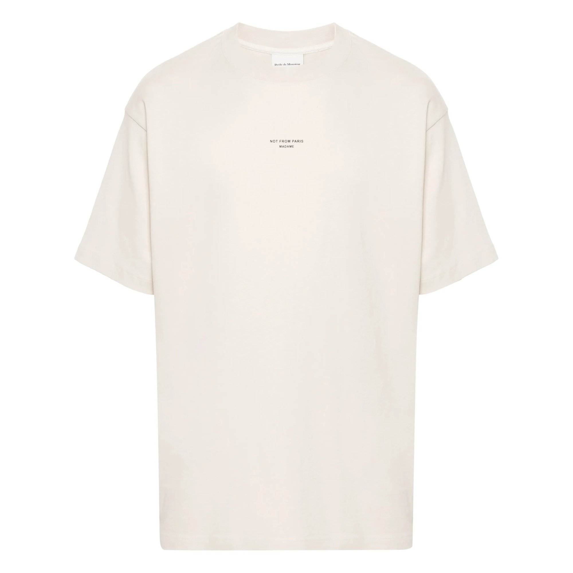 le T-shirt Slogan Classique Drole De Monsieur vista0