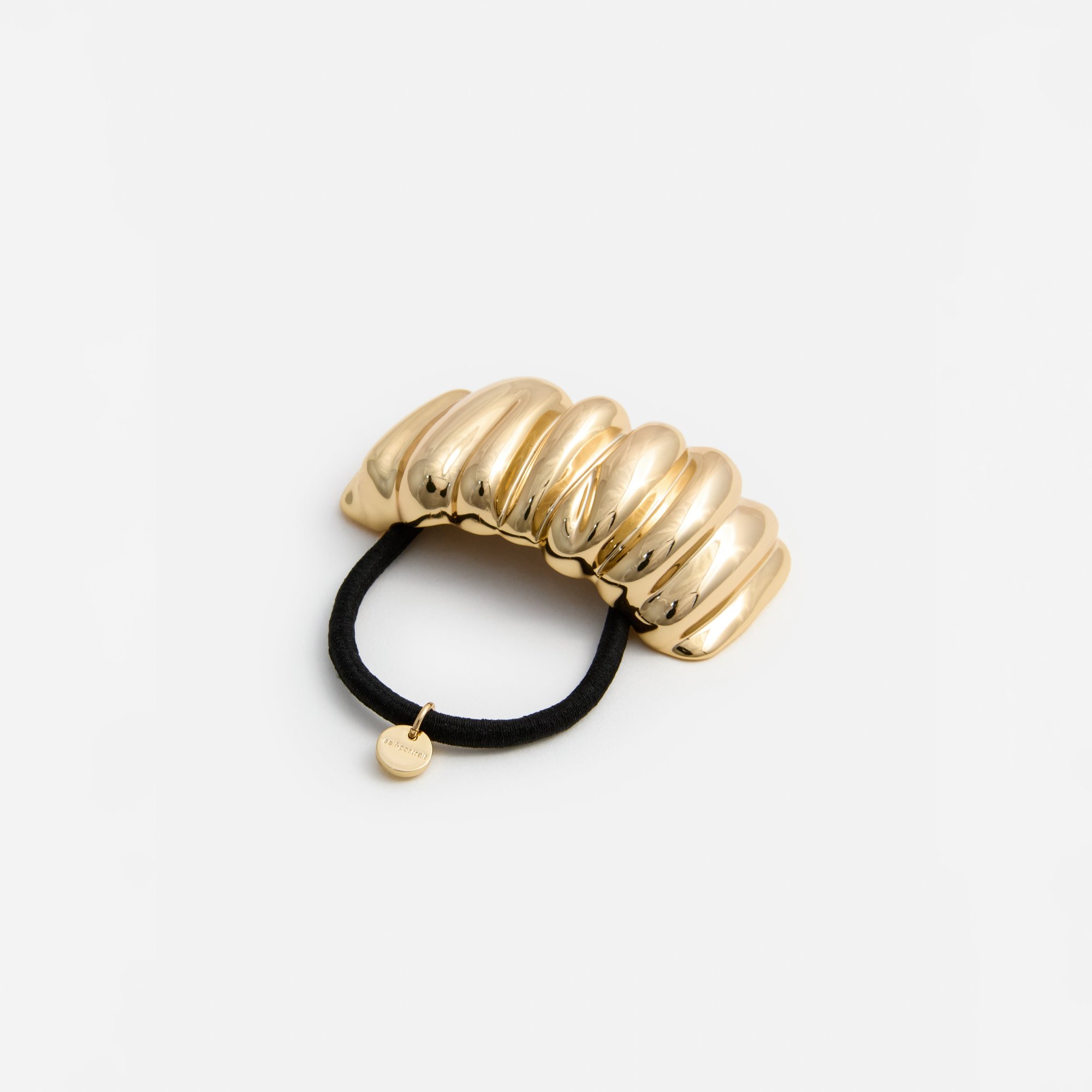 Mottled Gold Hair Cuff SELF-PORTRAIT vista0