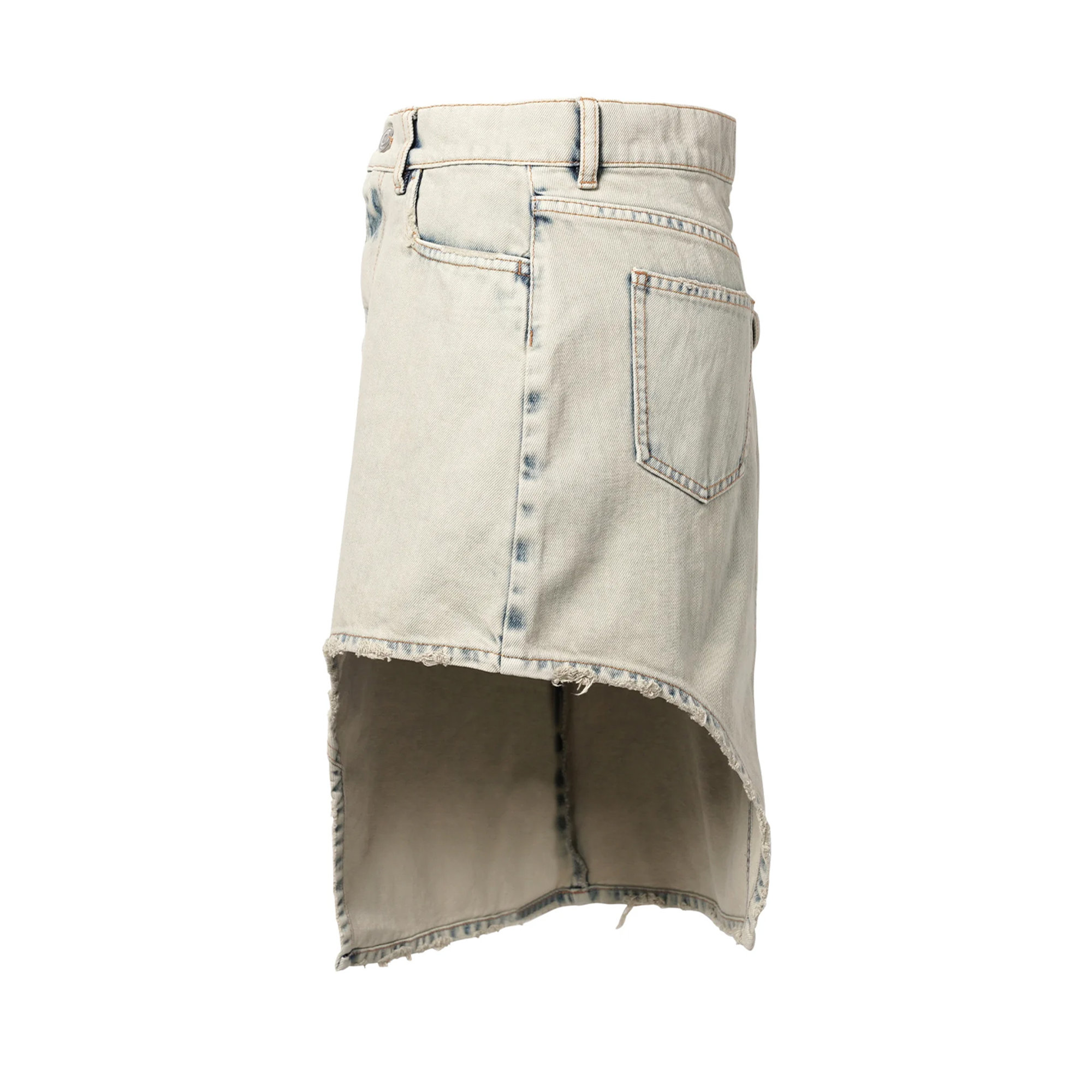 Denim Asymmetric Skirt Copj89f2035 Coperni vista2