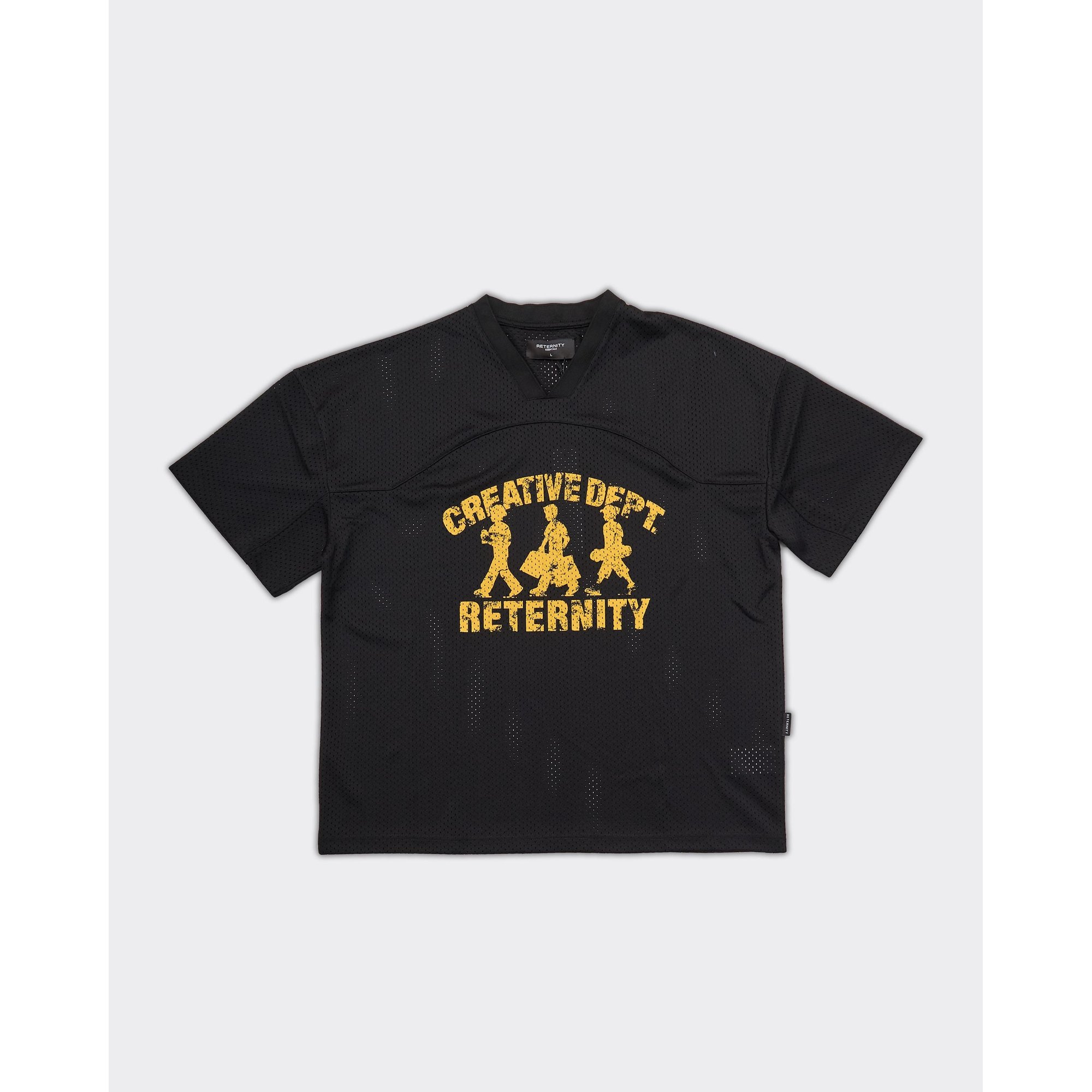 T-shirt Mesh Creative Dept Logo Nero reternity vista0