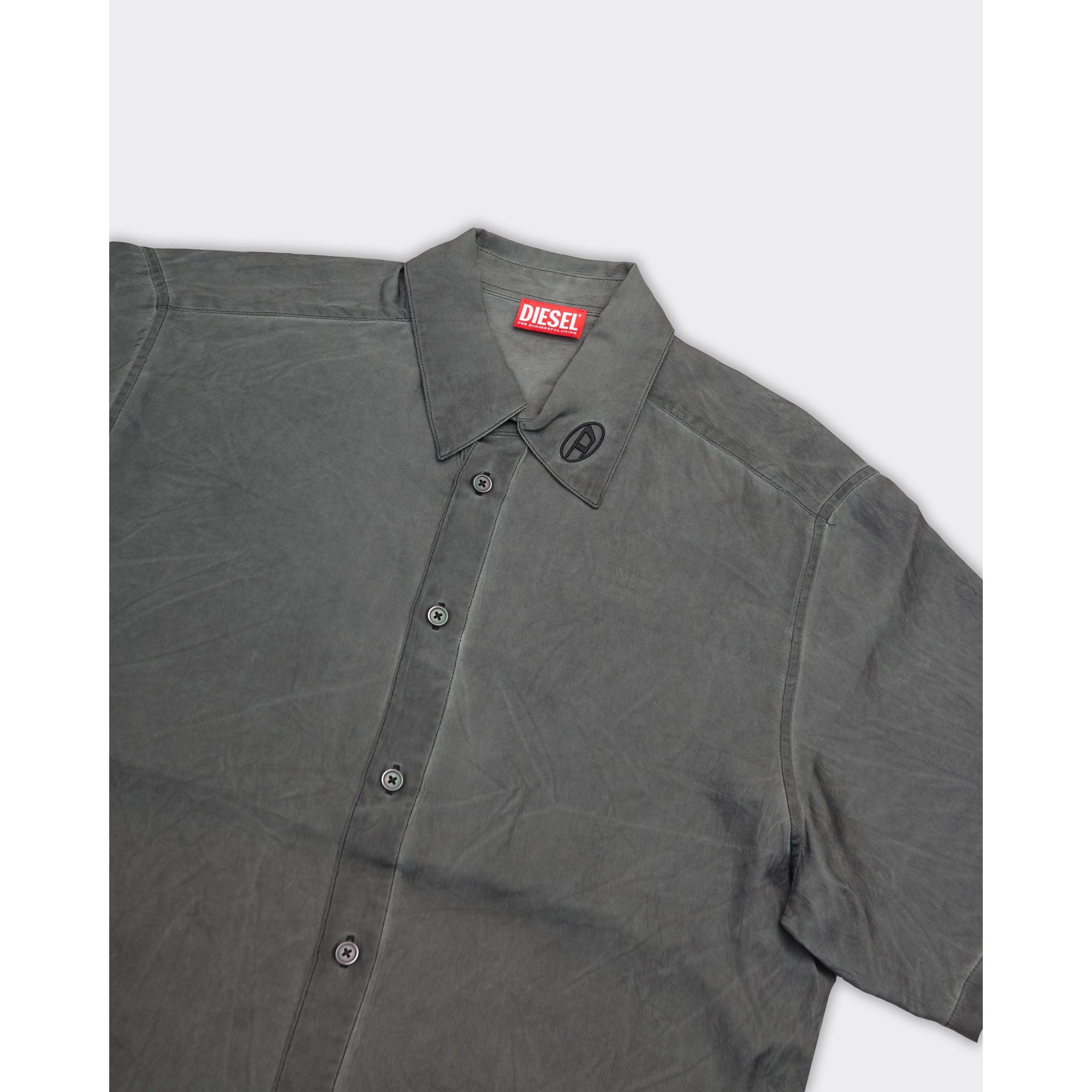 Camicia S-leon ss Grigia Diesel  vista1