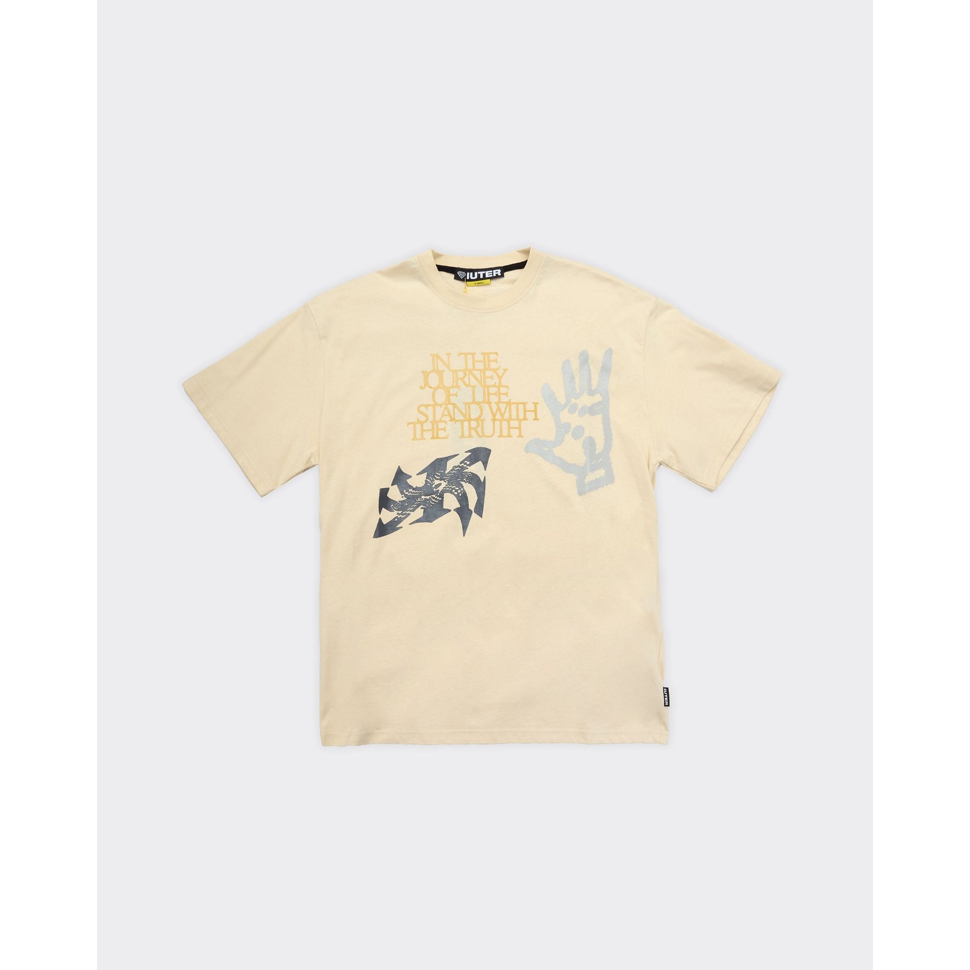 T-shirt Journey Crema Iuter vista0