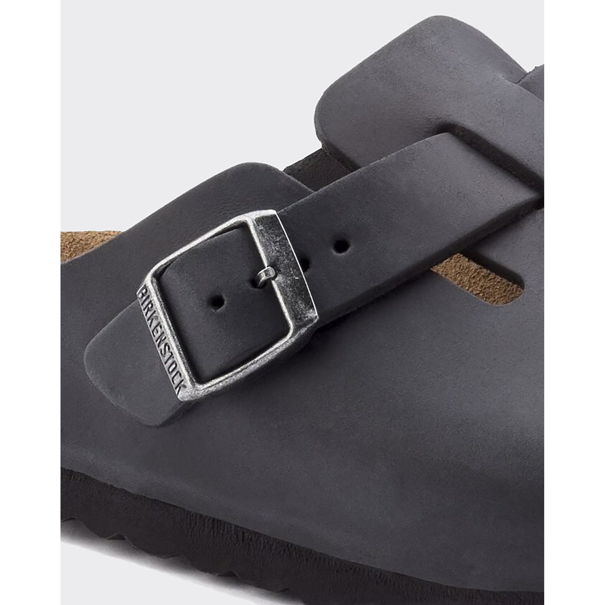 Ciabatta Boston Black Oiled Birkenstock vista3