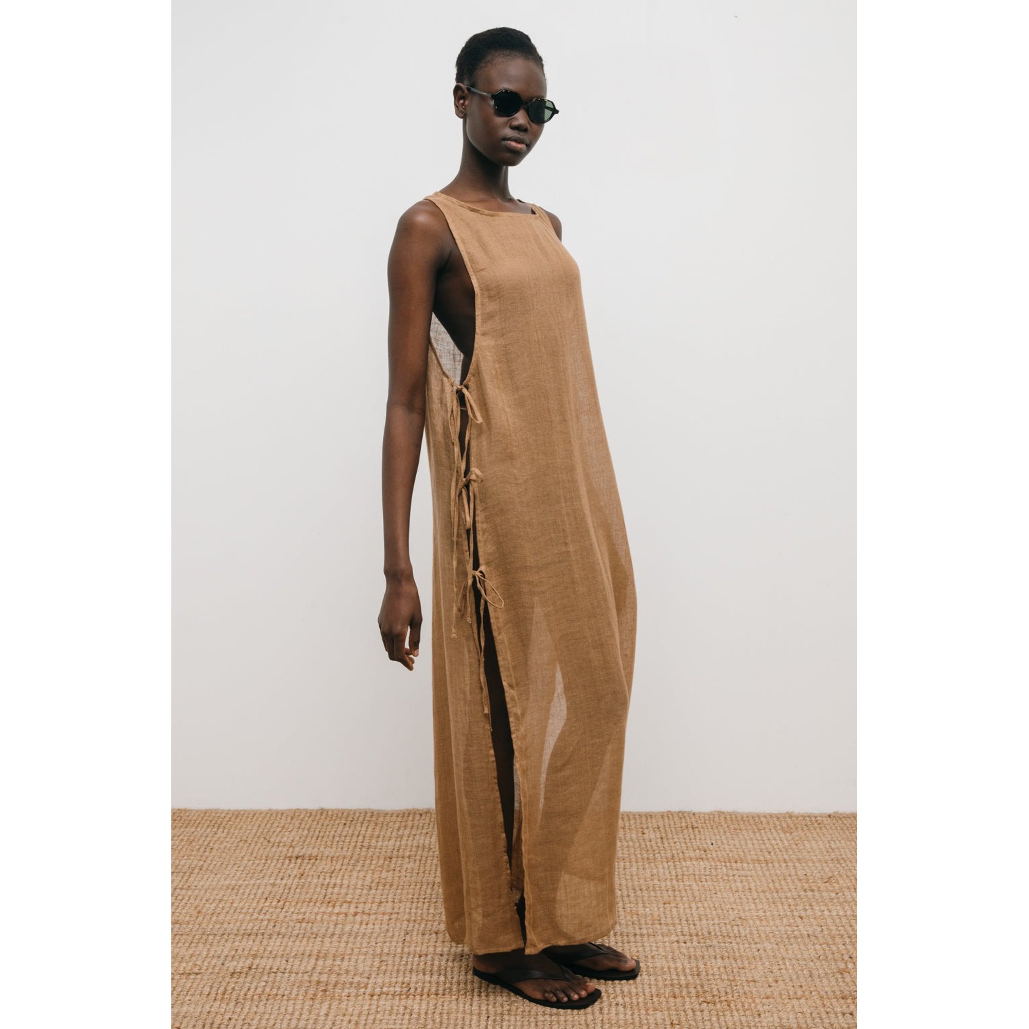 Very Light Linen Dress LE KASHA vista0