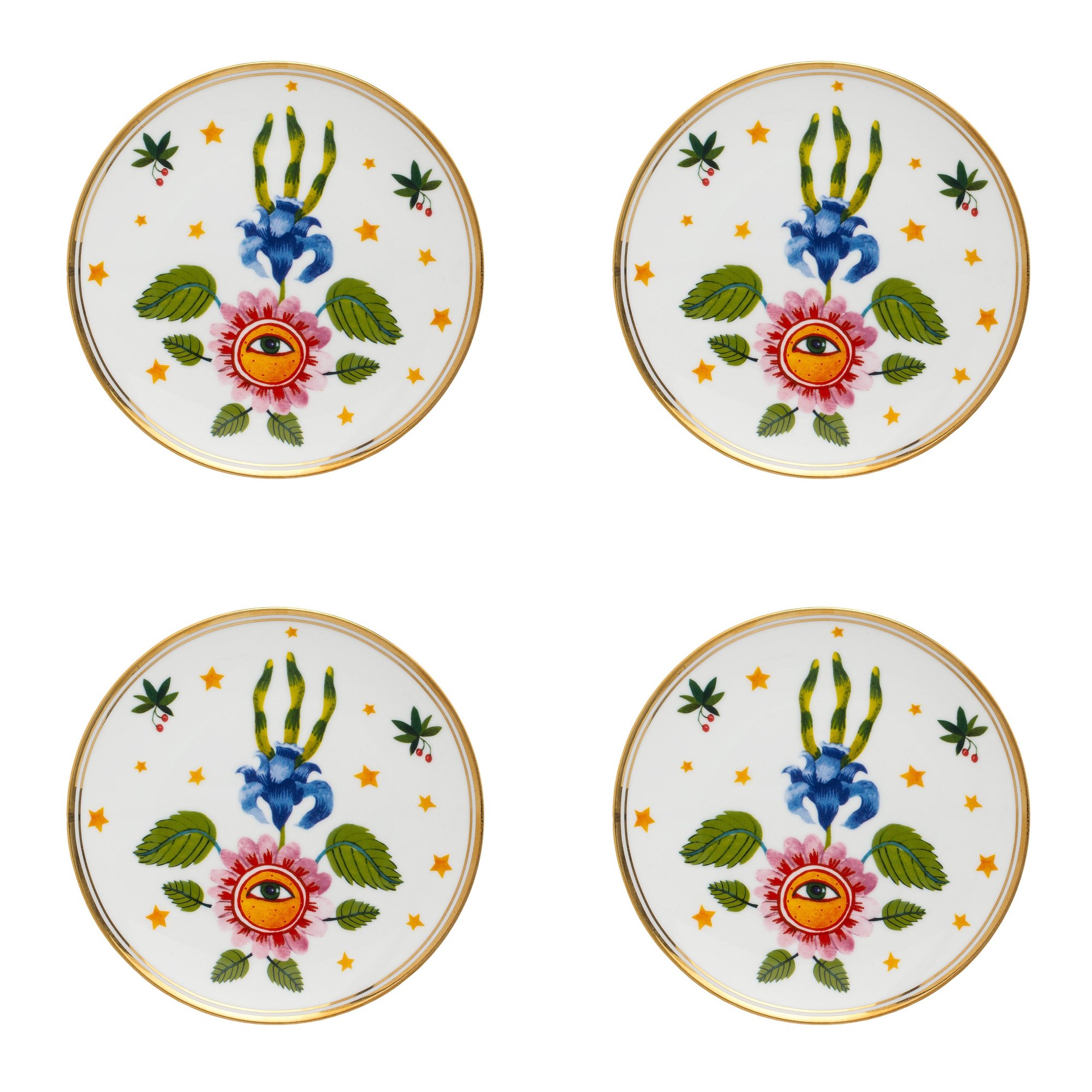 Set 4 Piattino Cm.17 Profumo Bitossi Home vista0