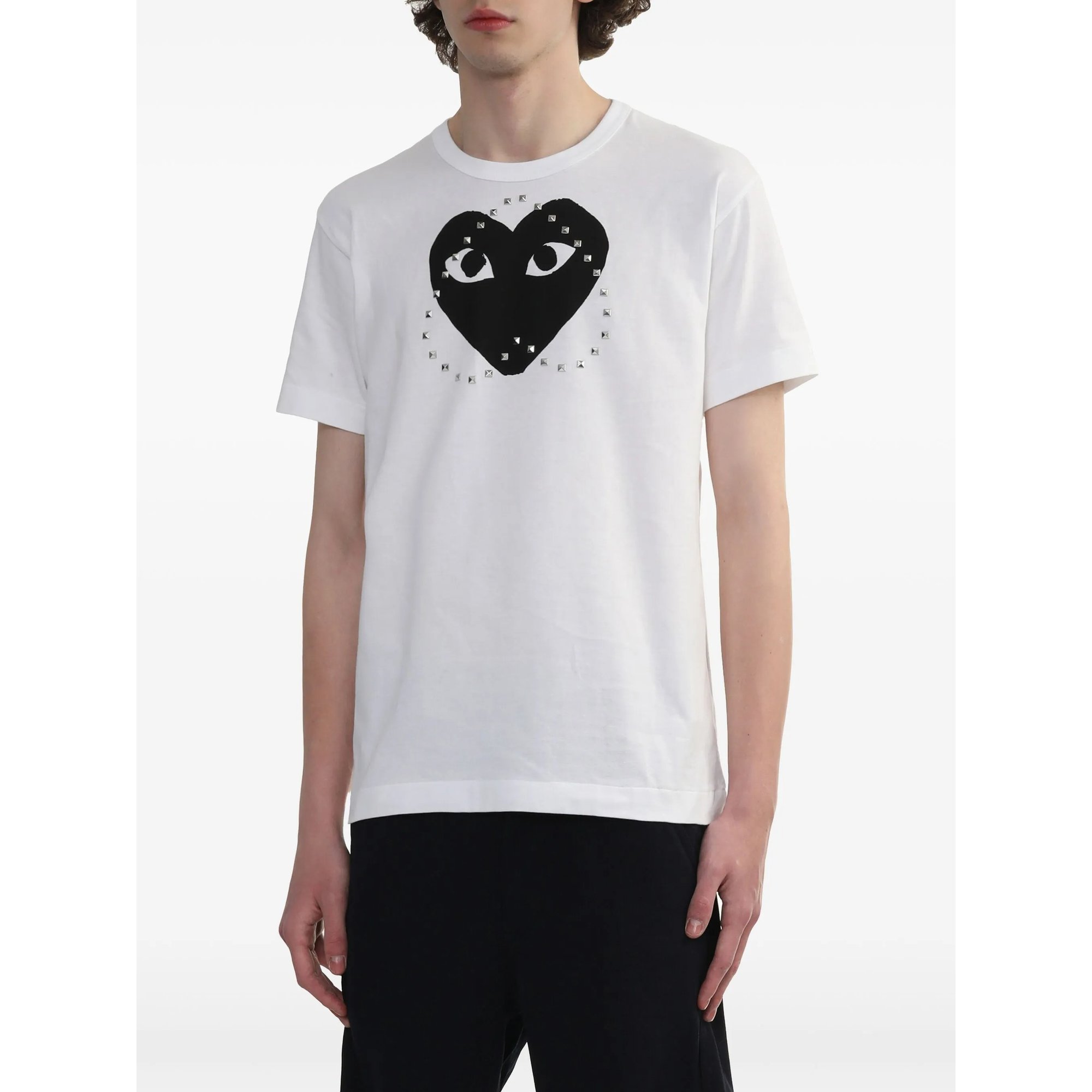 Unisex T-shirt Print Black x Studs Comme des Garçons Play vista2