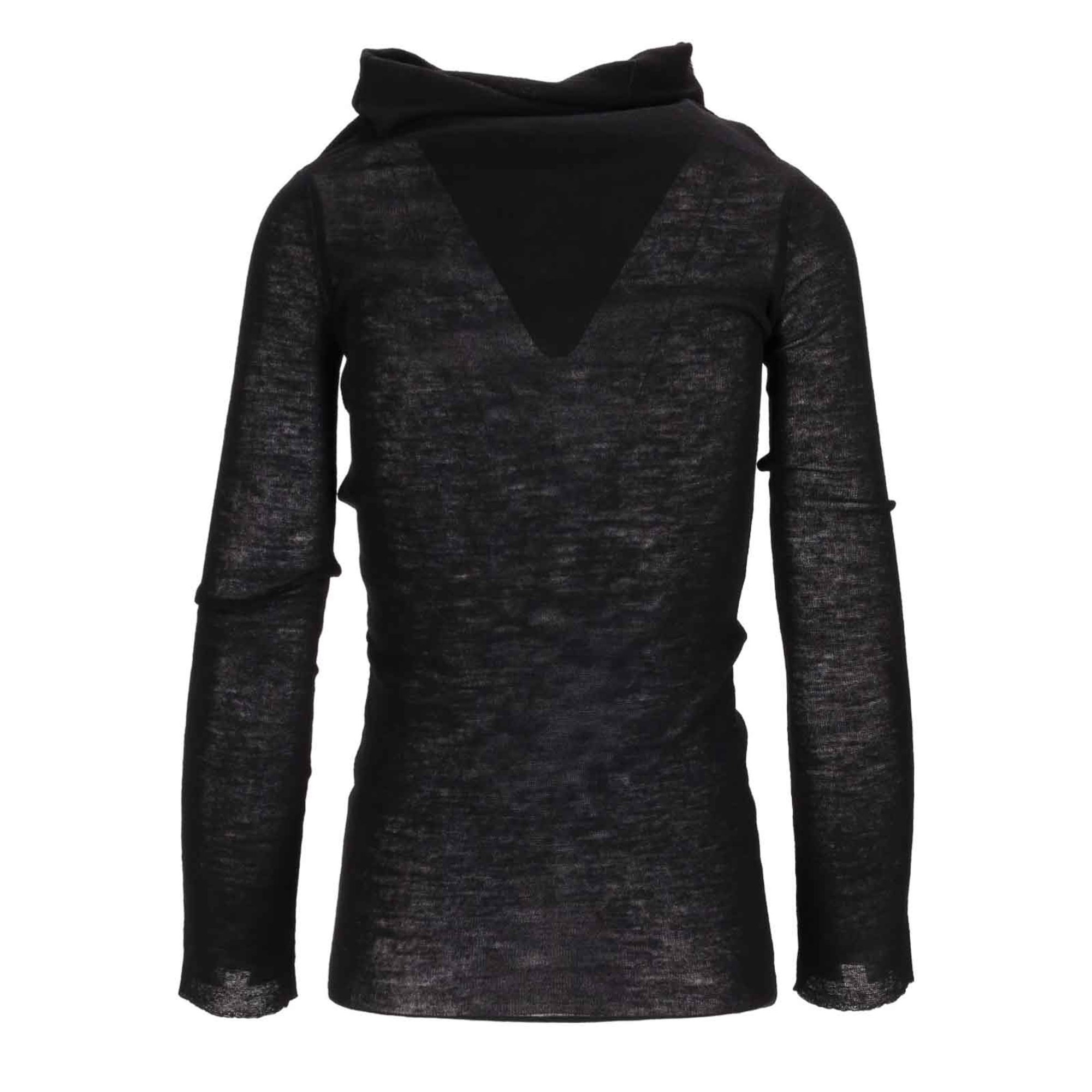 Tizziana Drop Shoulder Long Sleeve Knitted Top Ann demeulemeester vista1