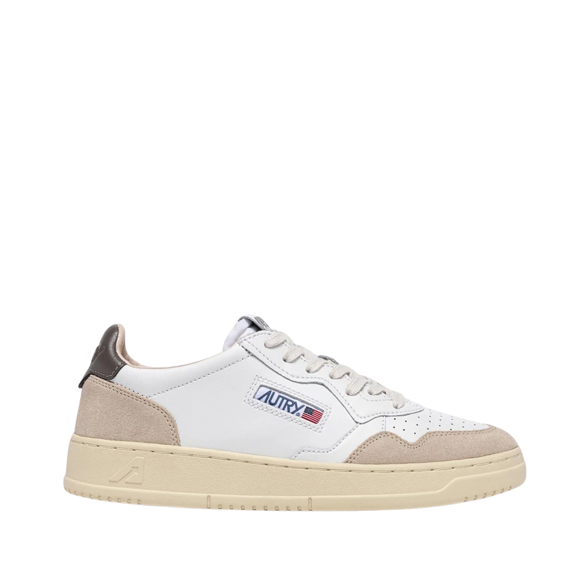Medalist Low Suede White Morel Autry vista0