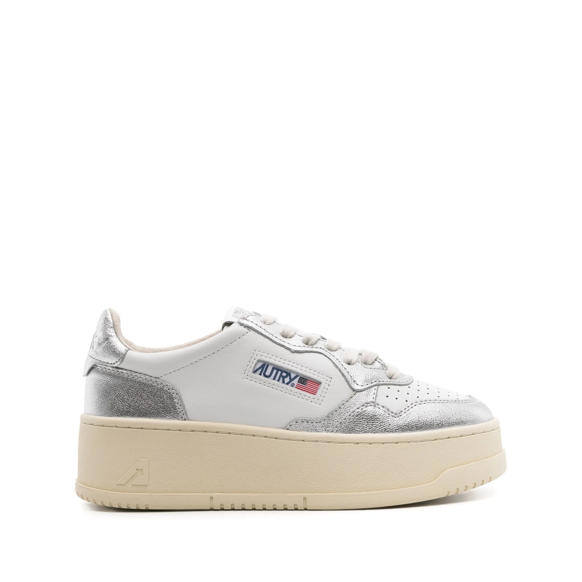 Platform Low Woman Leat/leat Autry vista0
