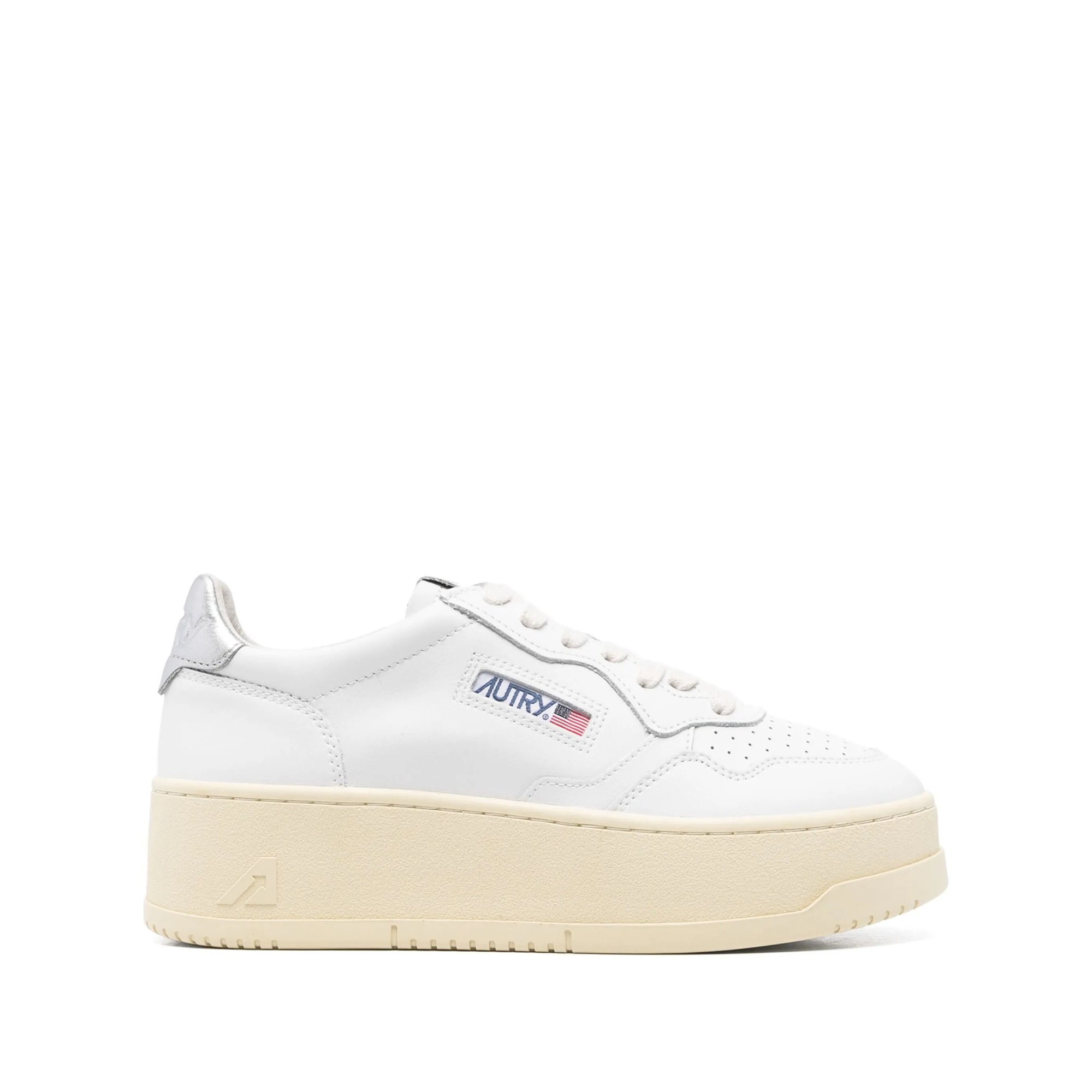 Platform Low Woman Leat/leat Autry vista0