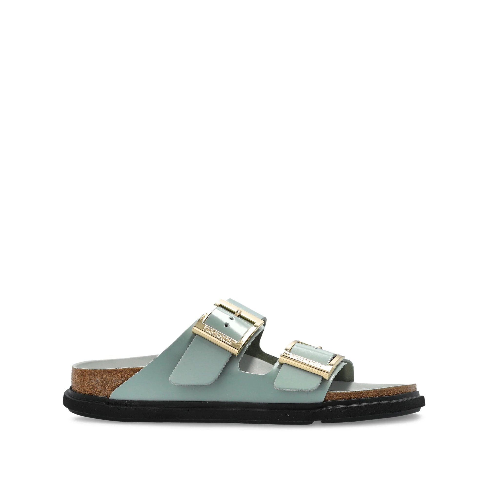 Arizona db Shine Pure Sage, Natural Leather Birkenstock vista0