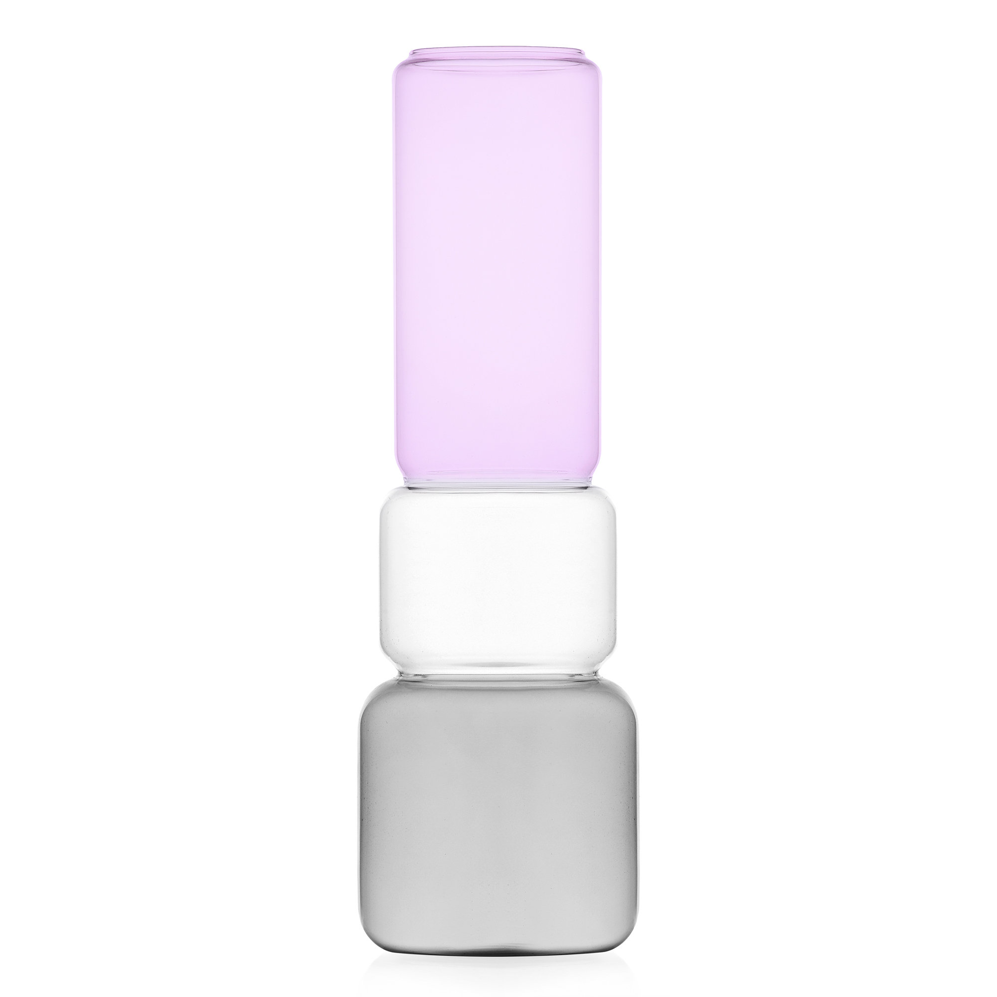 Revolve Vase Smoke/clear/pink Ichendorf Milano vista0