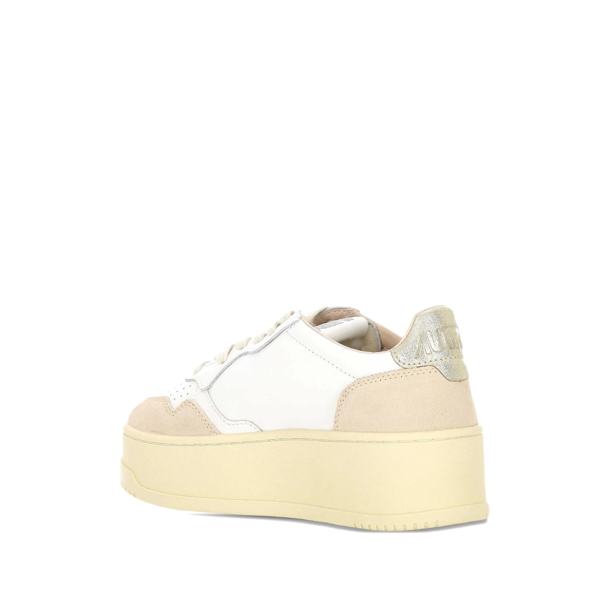 Platform Low Woman Leat/suede Autry vista2
