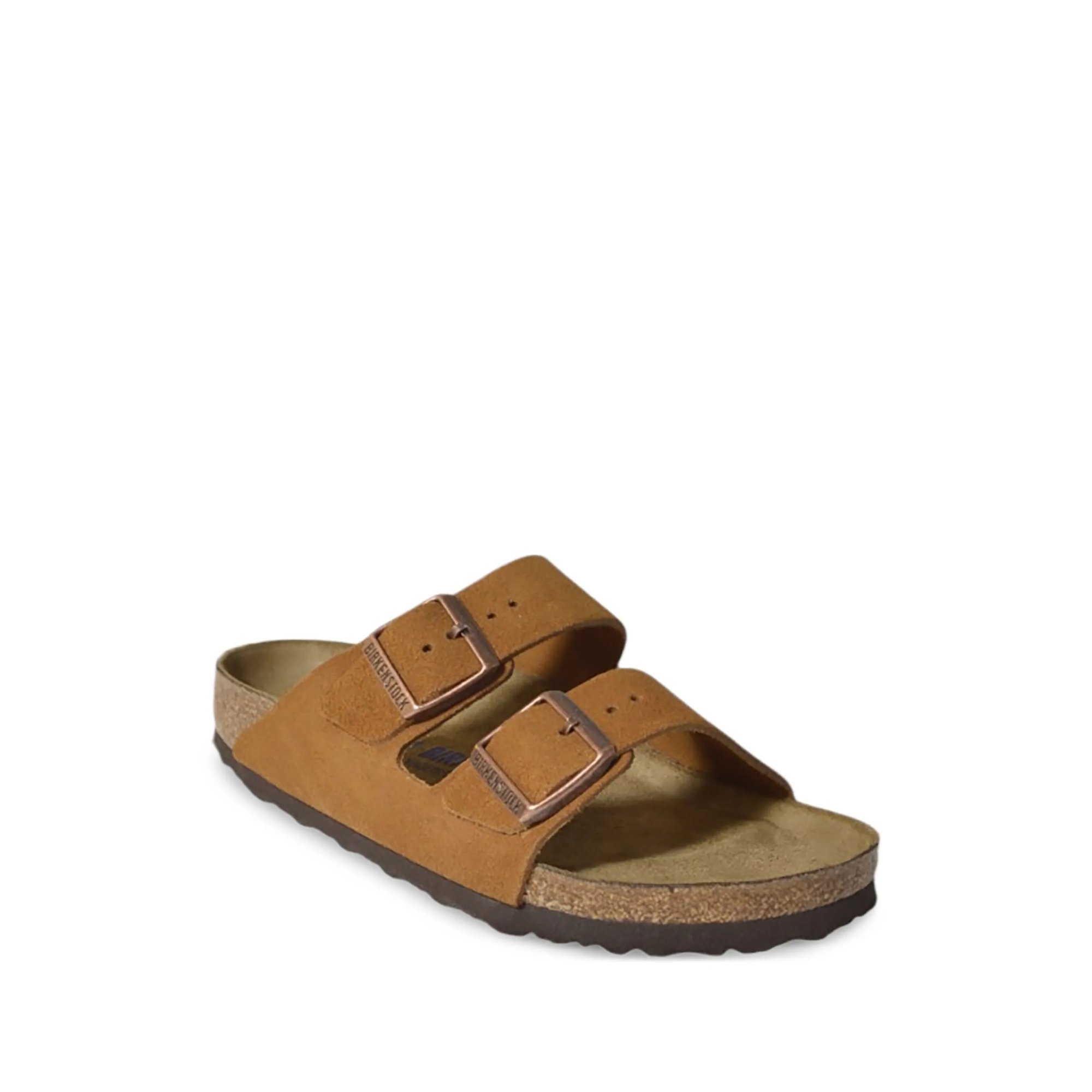 Arizona Sfb Mink, Suede Leather Birkenstock vista1