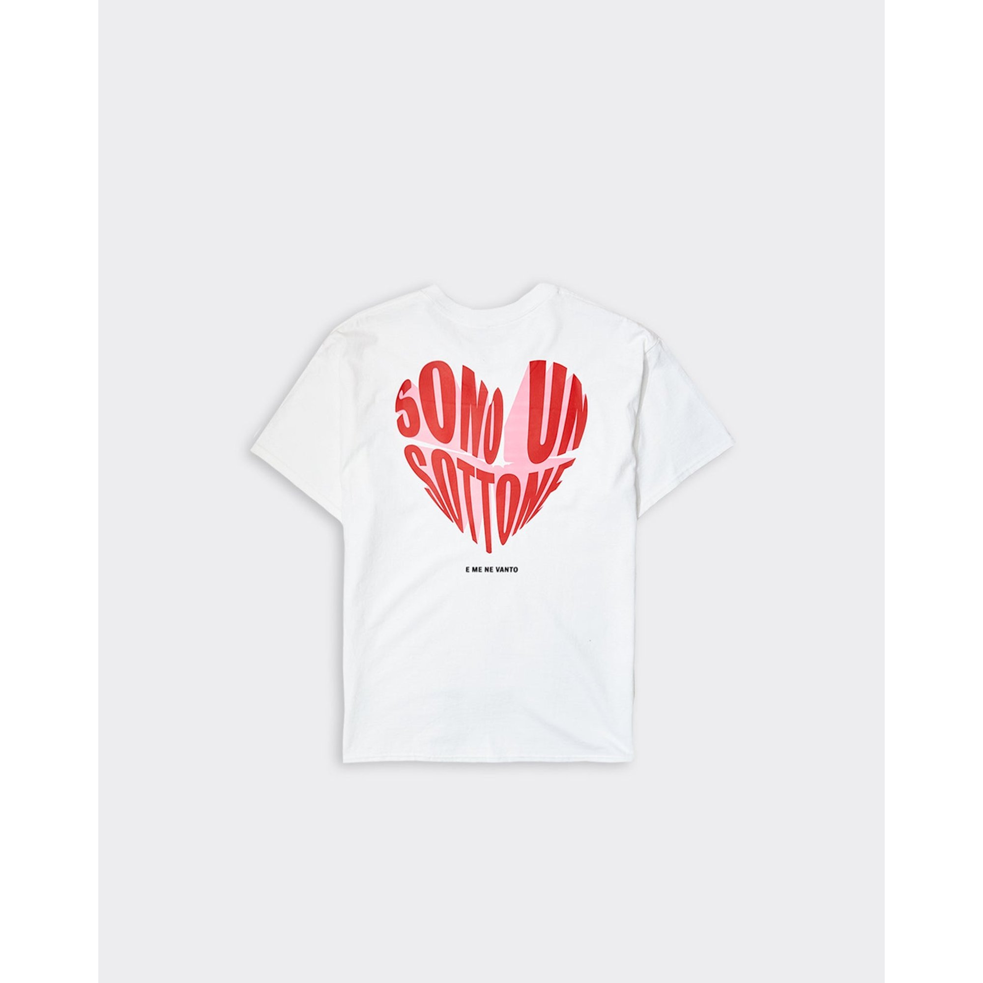 T-shirt Sono un Sottone Bianca Rivoluzione Romantica vista0
