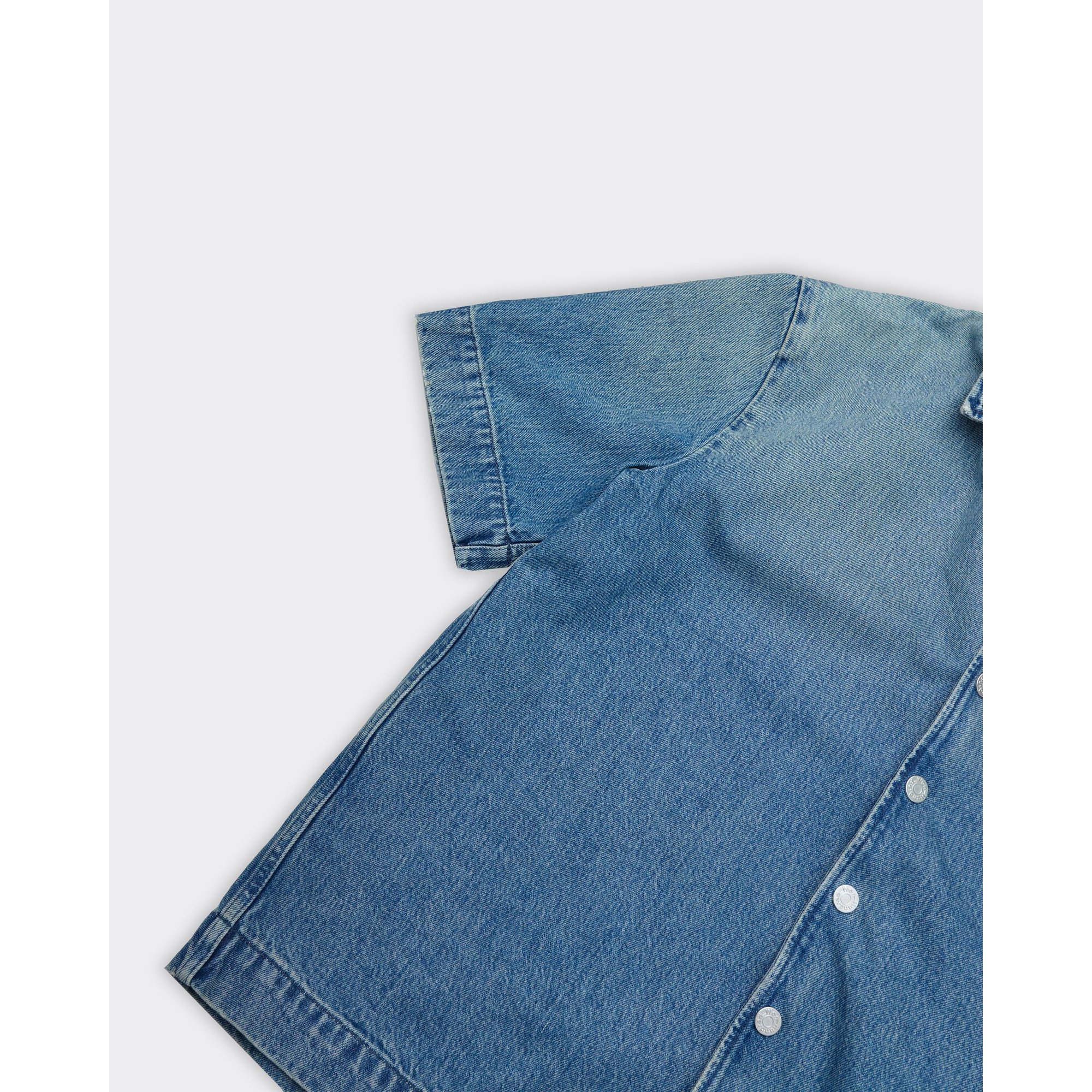 Camicia Desmond Denim 80s Light Blue Won Hundred vista1