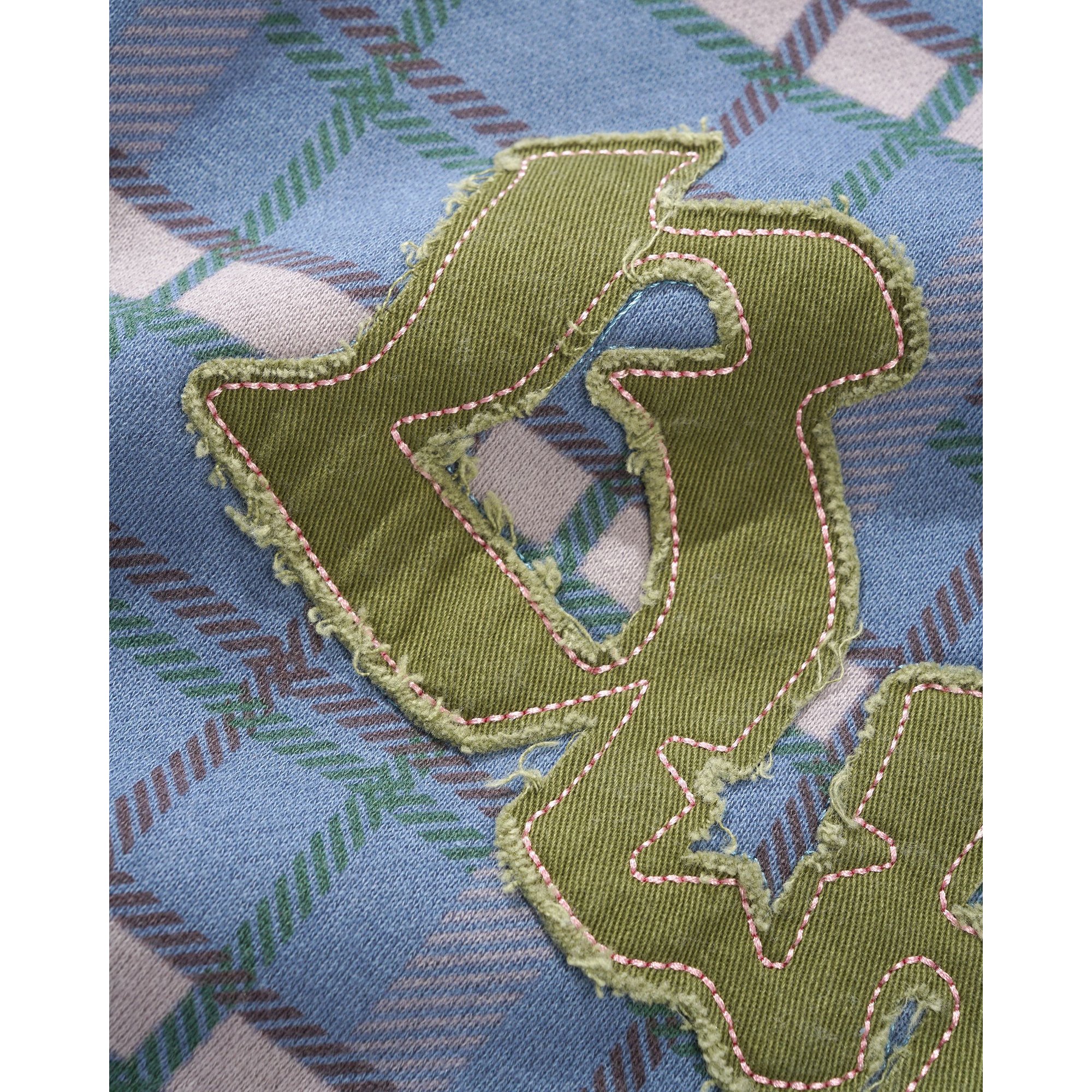 Felpa Edge Applique Zip-thru Plaid Butter Goods vista2