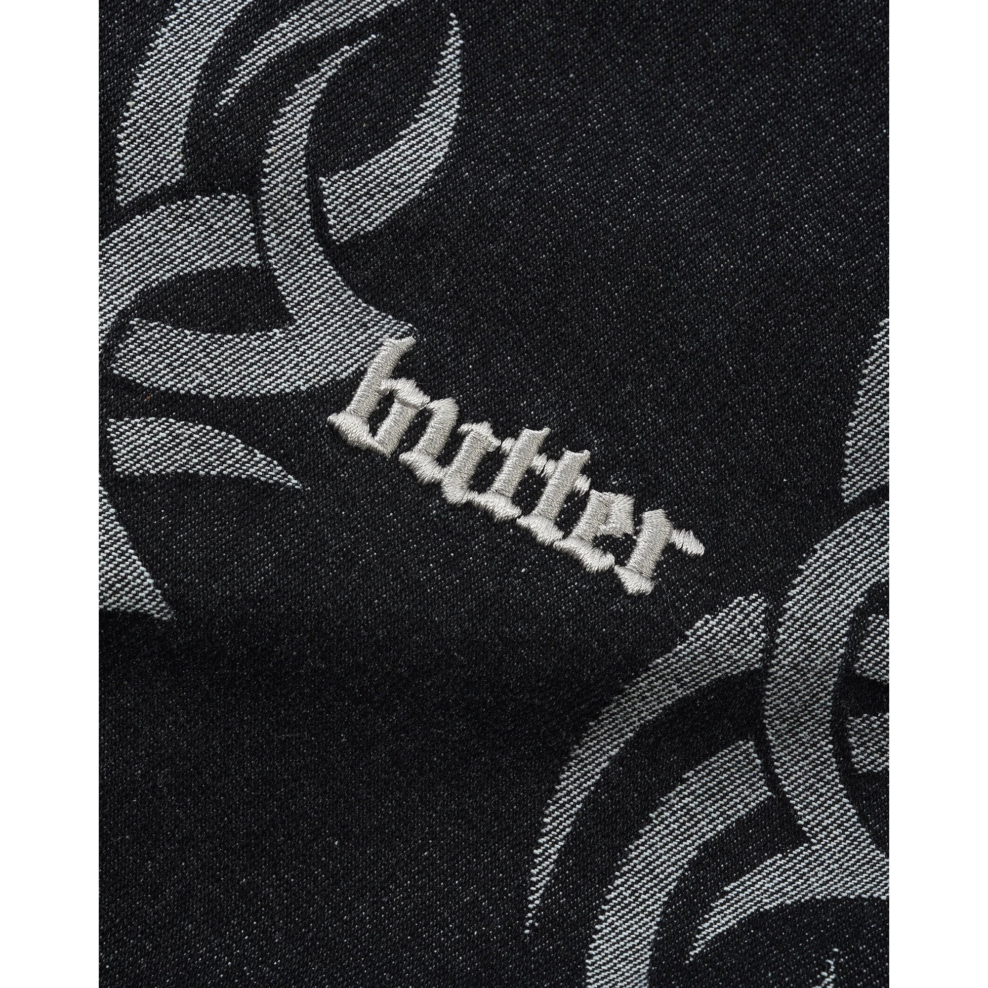 Giacca Tribal Denim Nera Butter Goods vista1