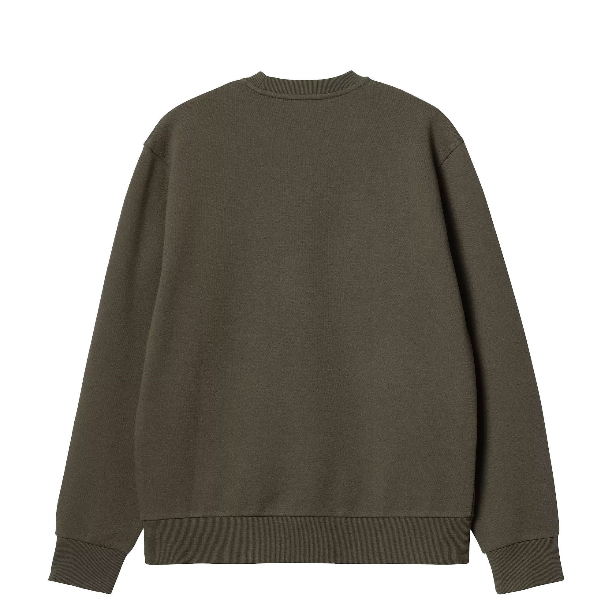 Script Embroidery Sweat Green CARHARTT WIP vista1