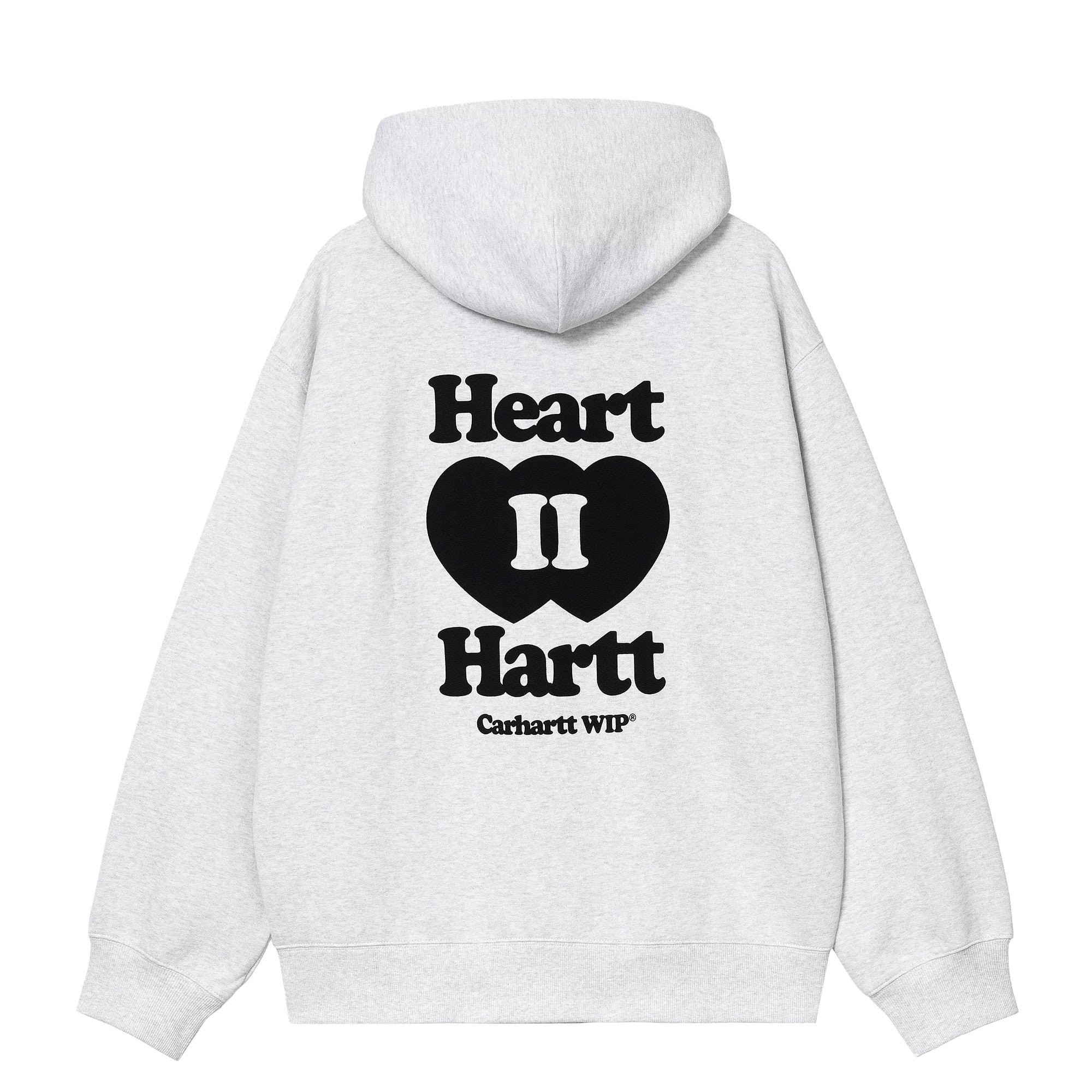 Hooded Heart ii Hartt Sweat Grey CARHARTT WIP vista1