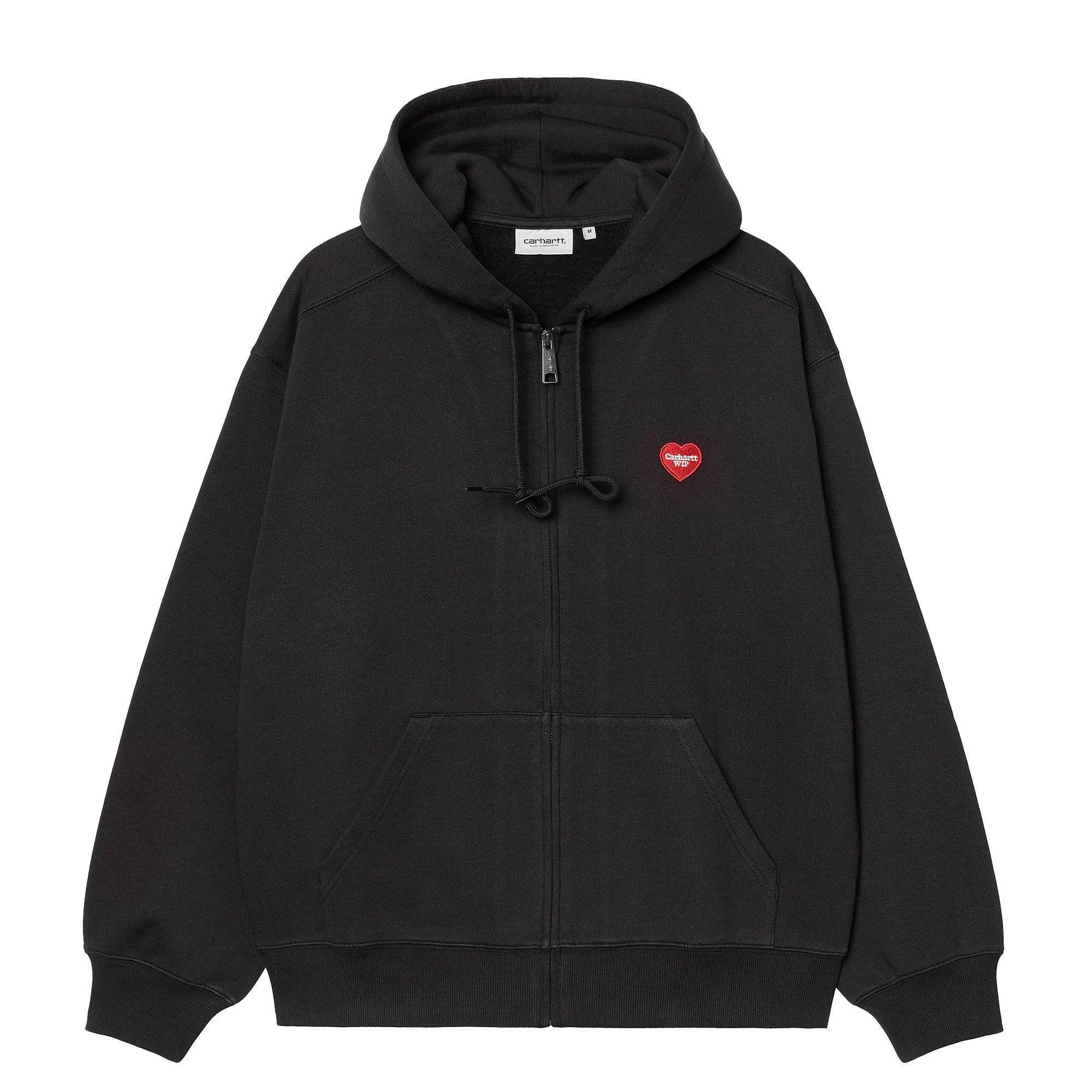 Hooded Heart ii Hartt Sweat Black CARHARTT WIP vista0