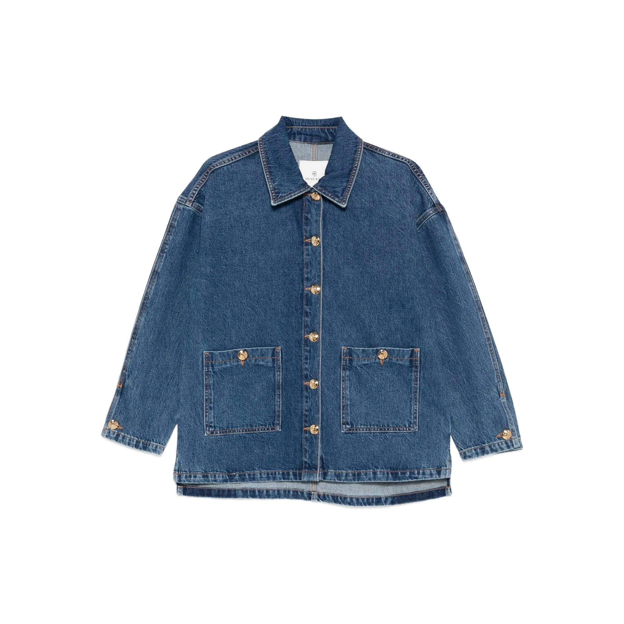 Luca Jacket - Clean Indigo Denim Anine Bing vista0