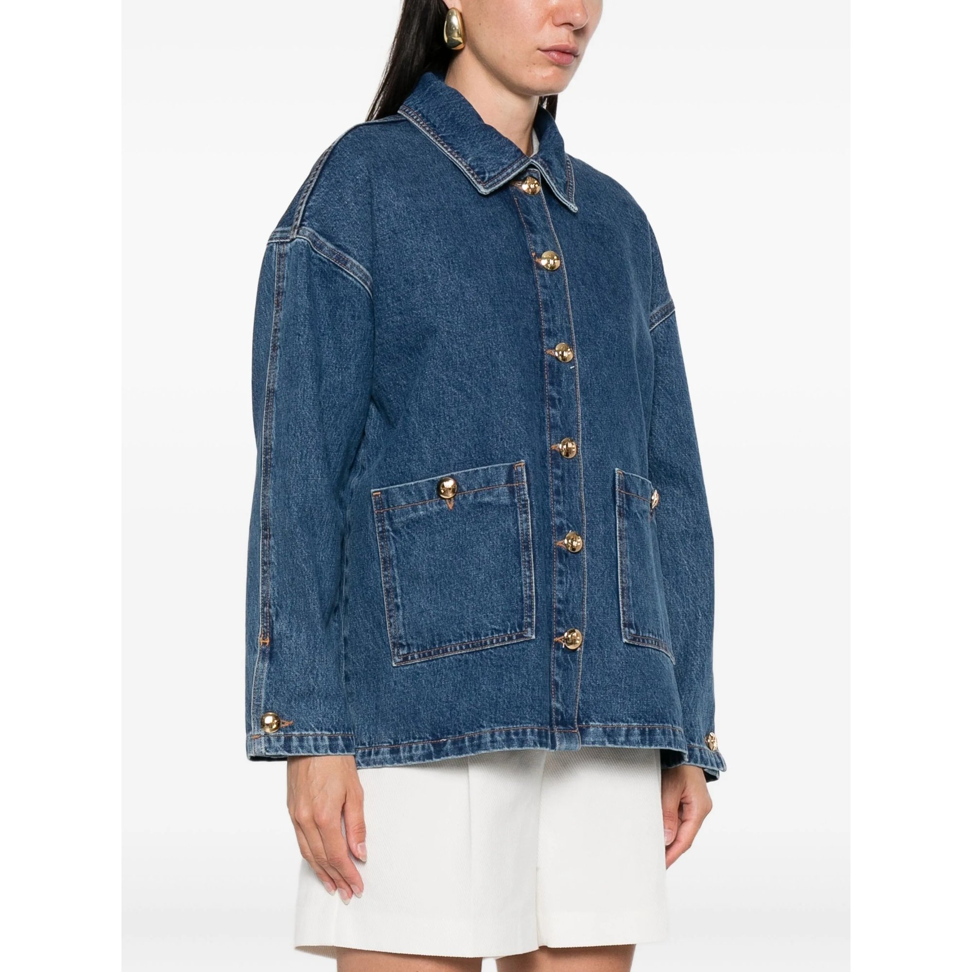 Luca Jacket - Clean Indigo Denim Anine Bing vista2
