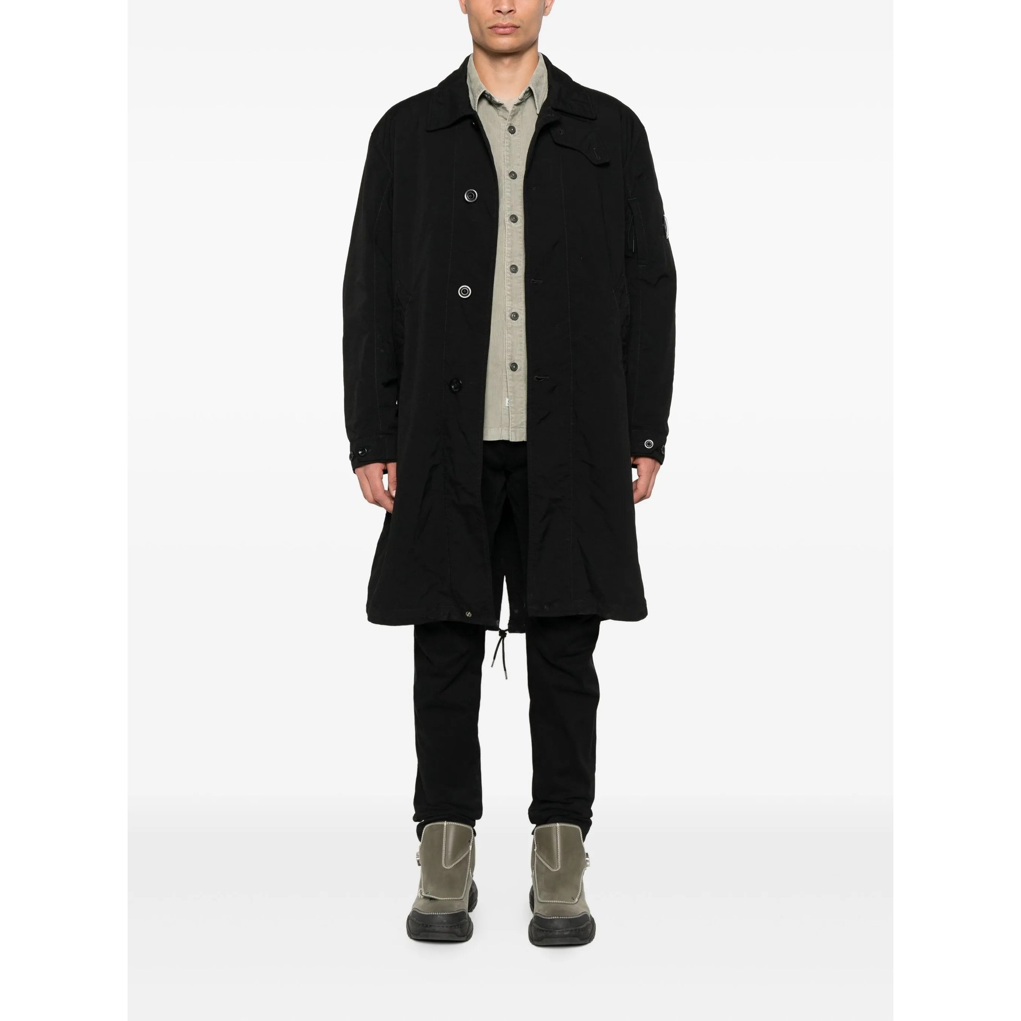 Outerwear Long Jacket in Twill CP Company vista1