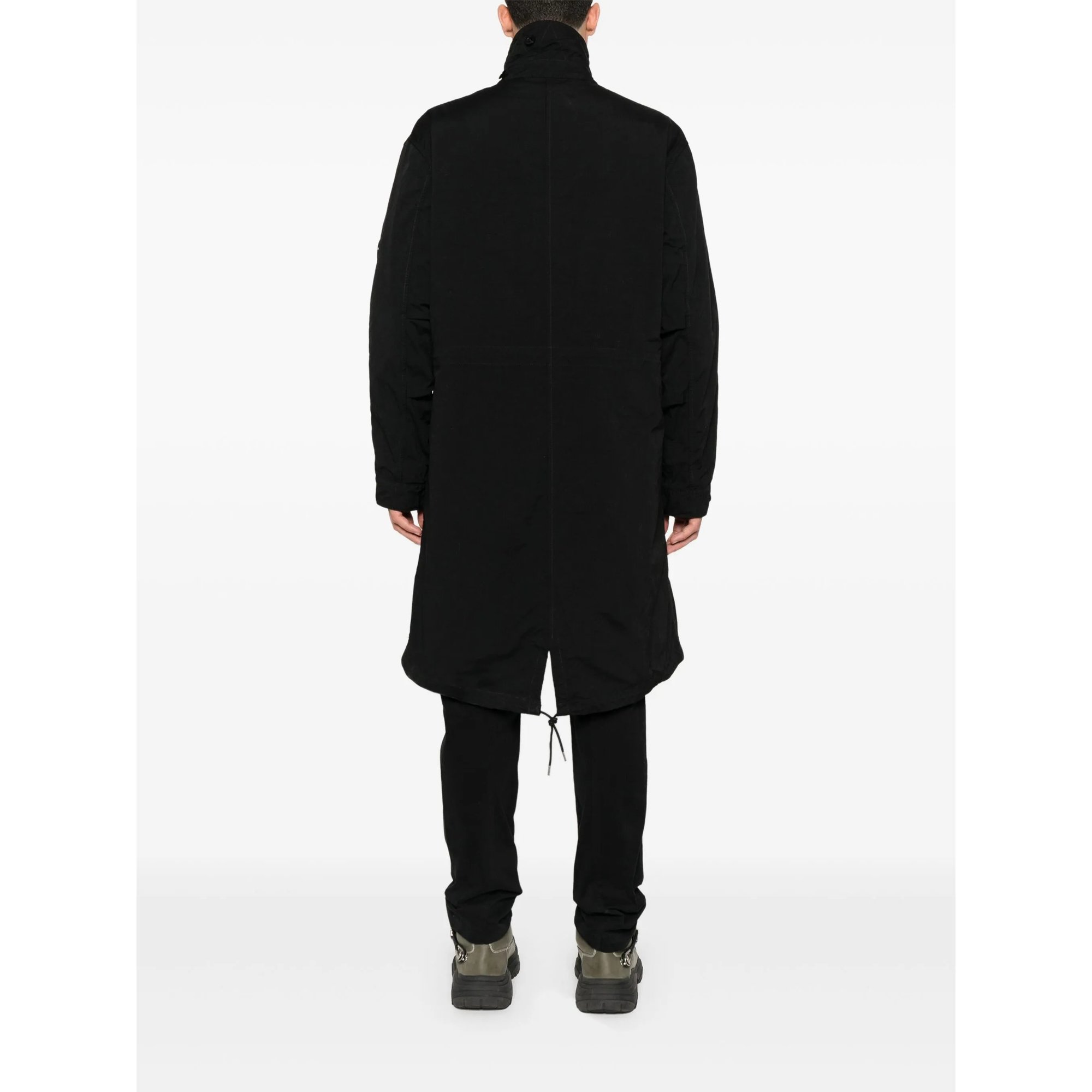 Outerwear Long Jacket in Twill CP Company vista3