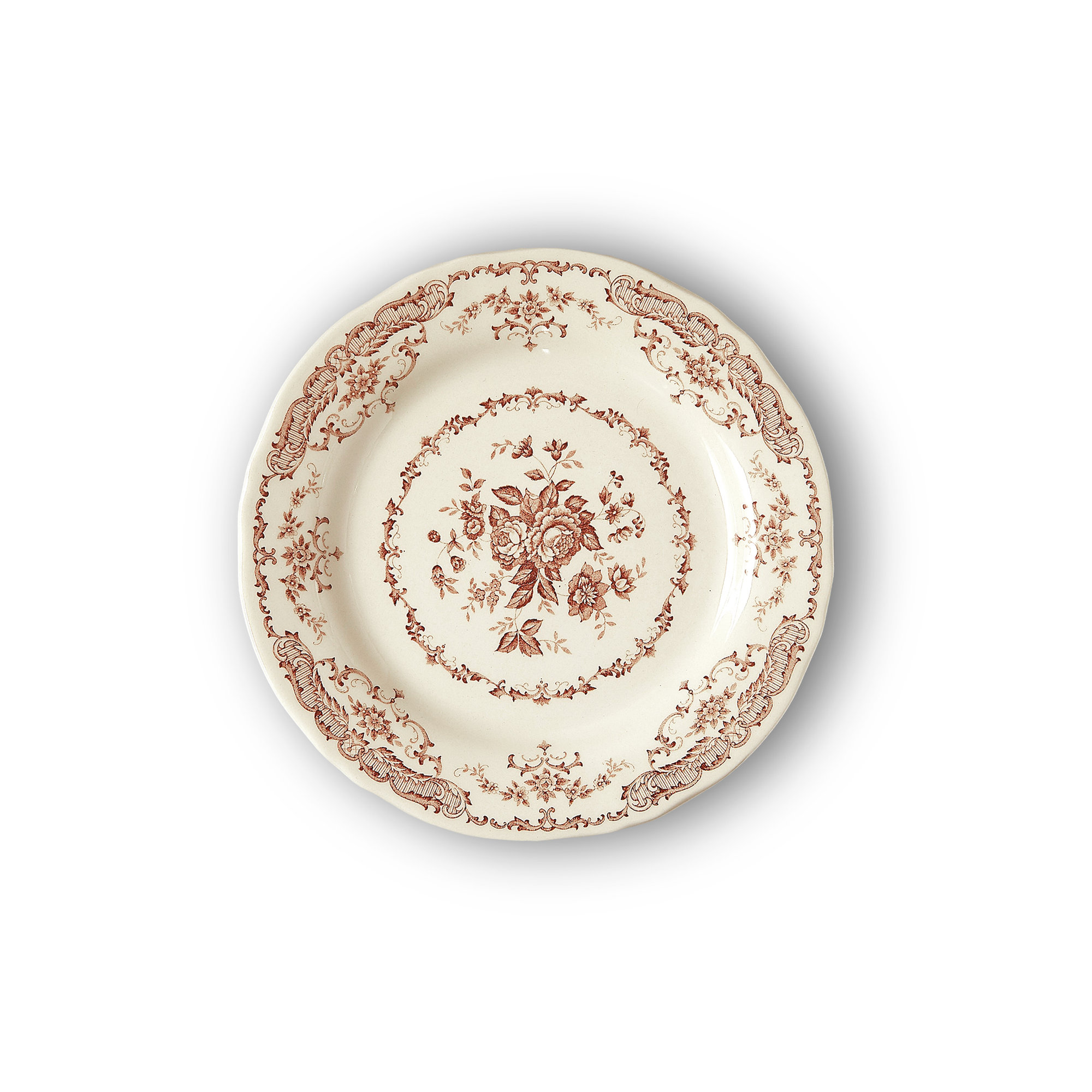 Set 6 Piatto Frutta Cm.20,7 Rose Terracotta Bitossi Home vista1